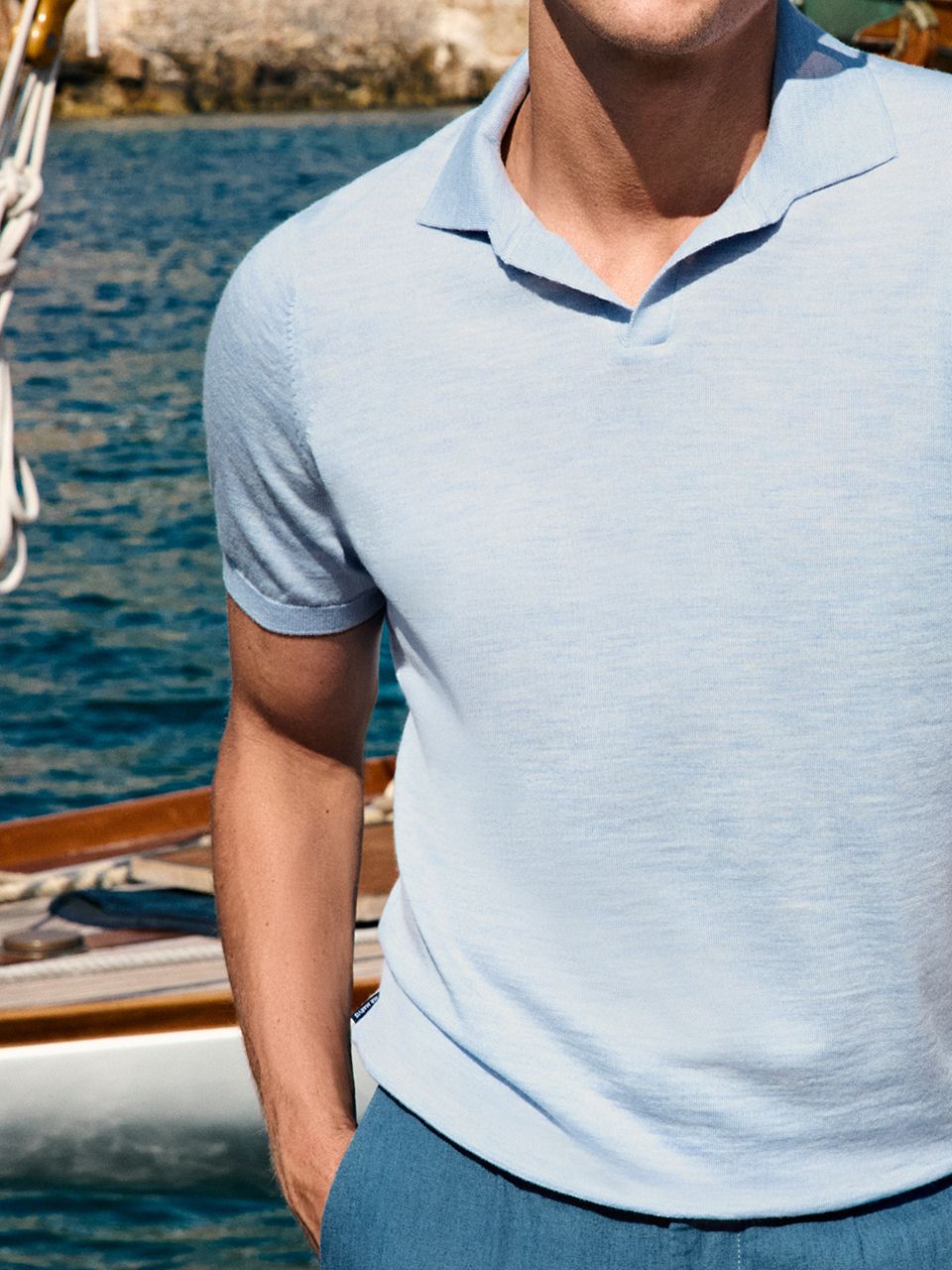 The Buttonless Polo