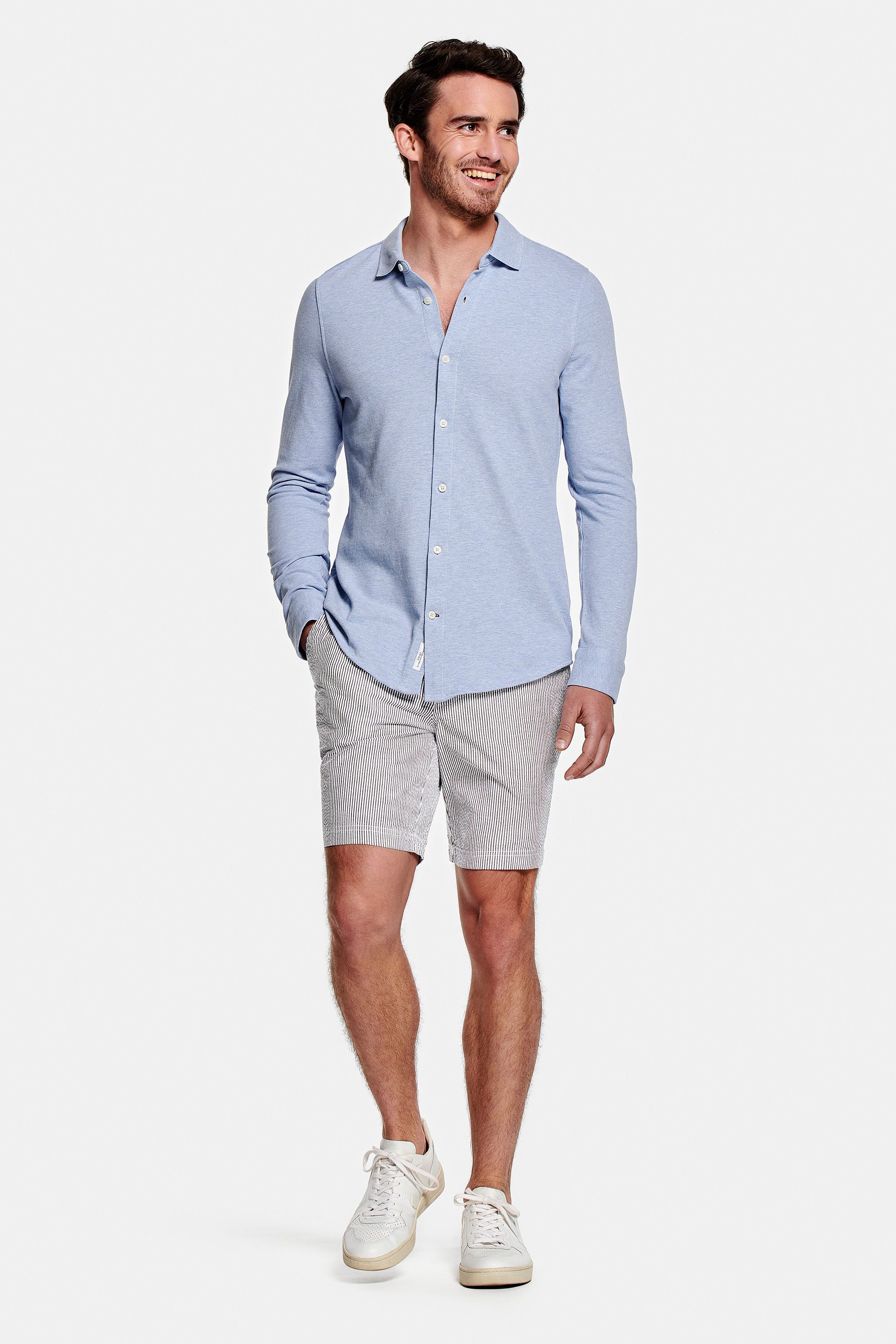 Avenues * Chemises Piquées, Submariners * Shorts Seersuckers – Rayures plus larges