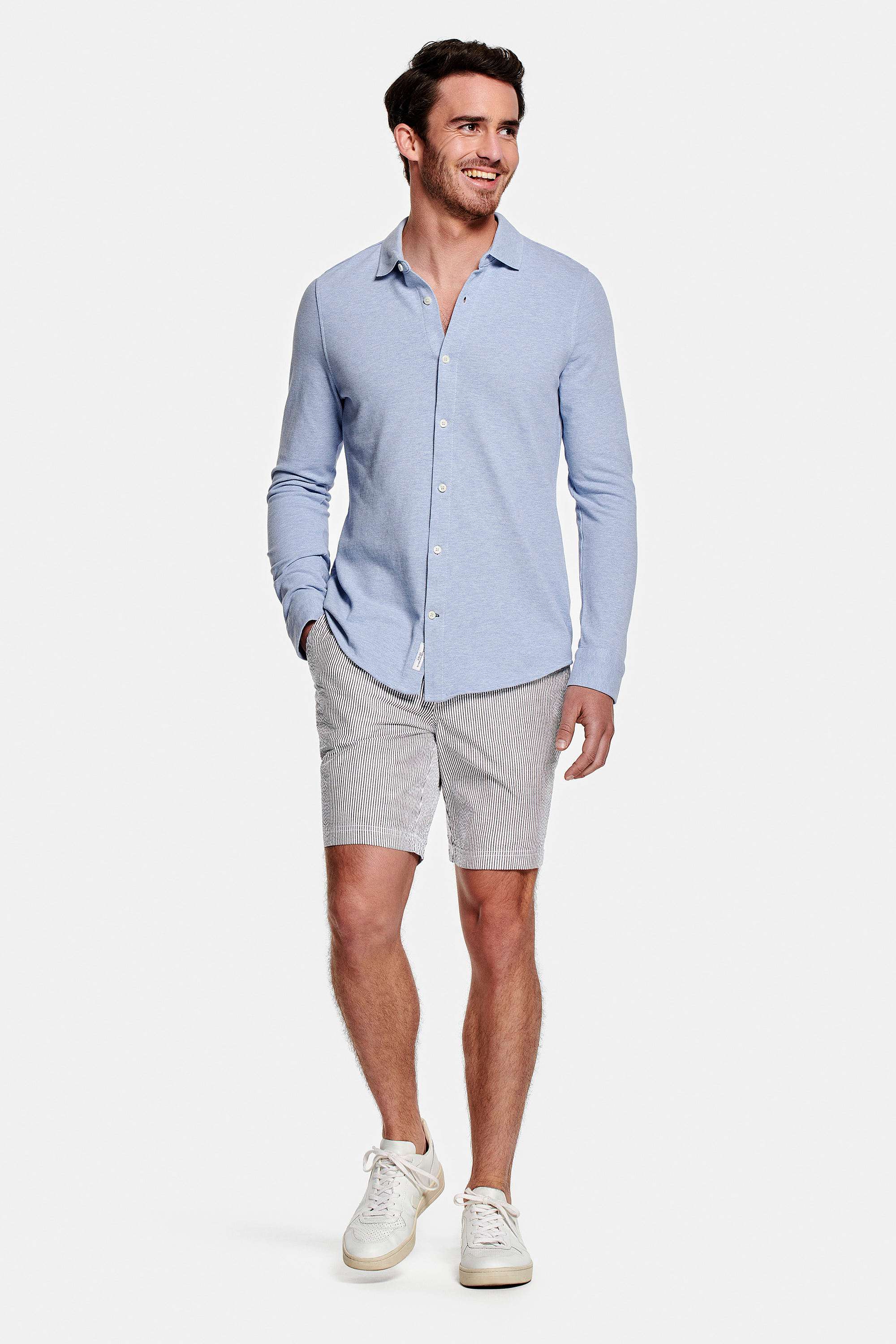 Avenues * Chemises Piquées, Submariners * Shorts Seersuckers – Rayures plus larges
