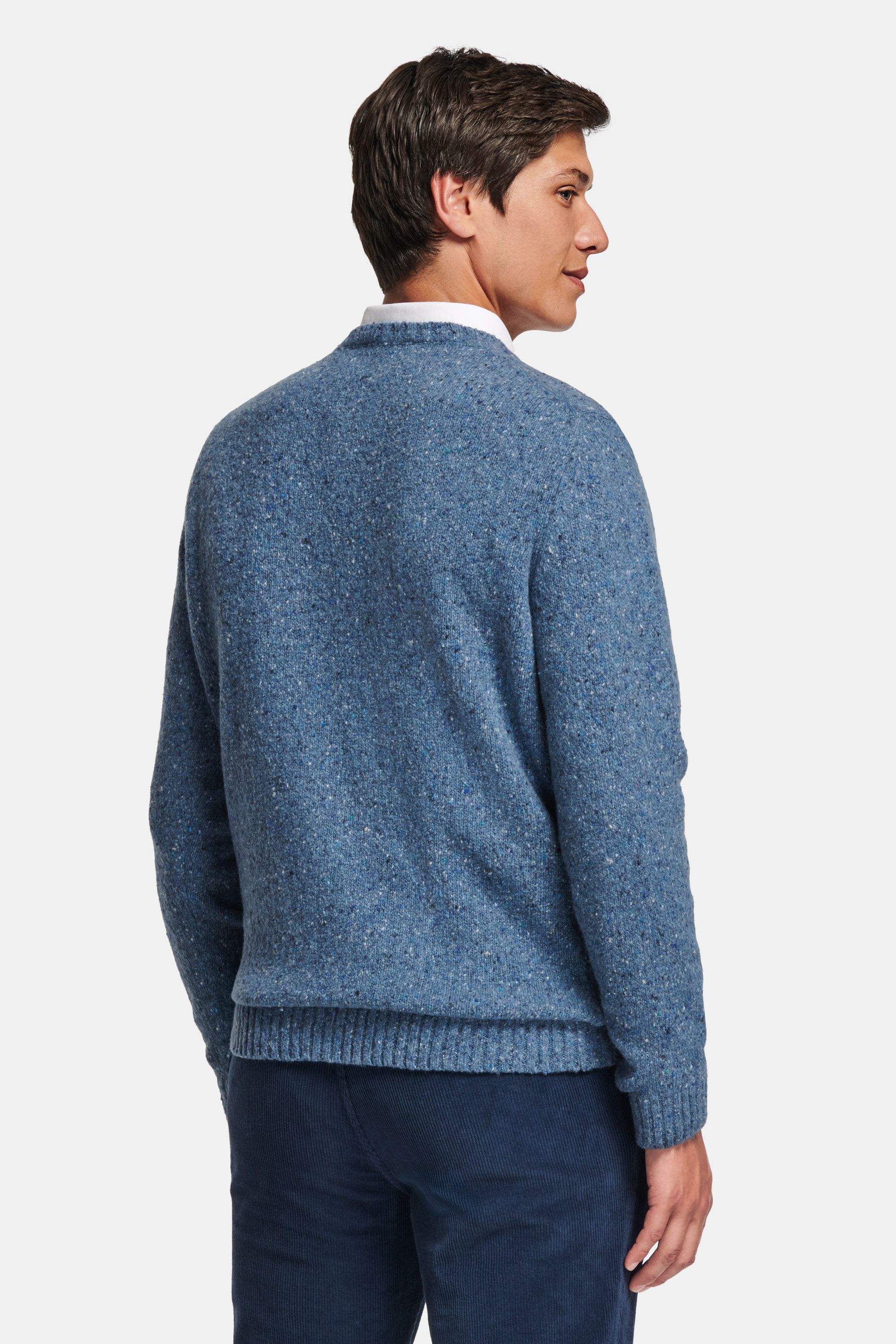 Pull Homme Laine Bleue Matalan Taille S - Très Bon état