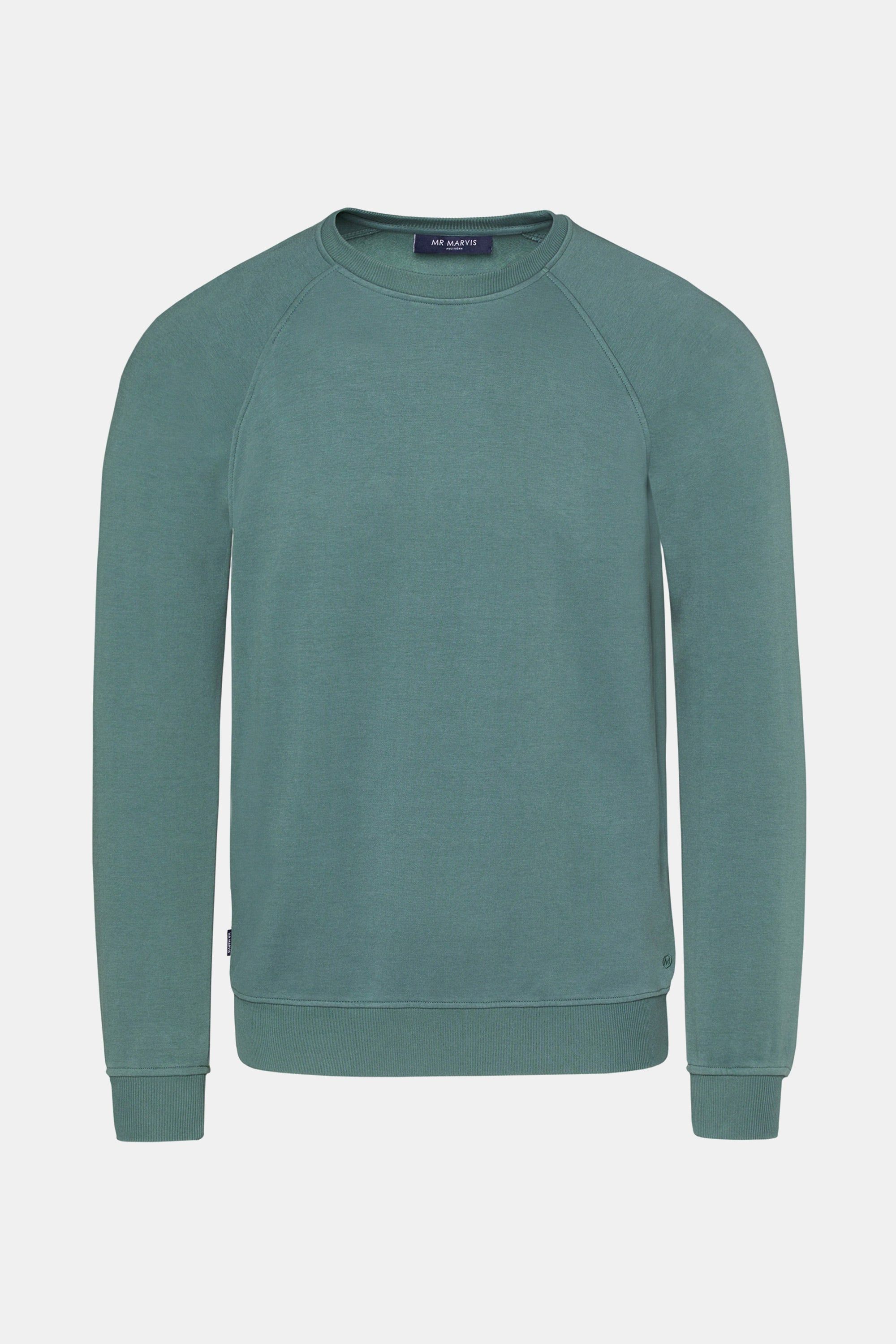 Herren Casual-Pullover in Dunkelblaugrün