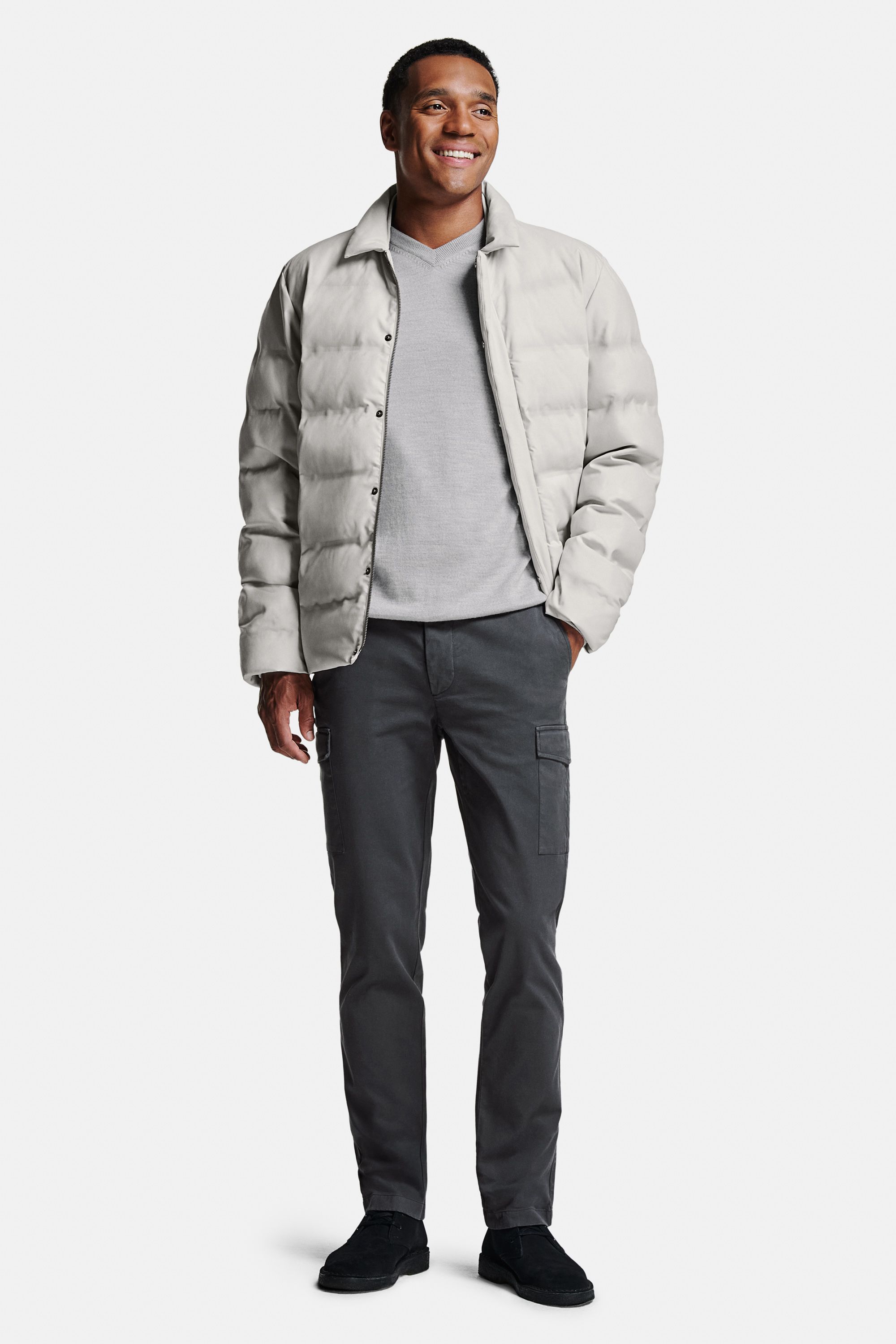 Oysters * The Merino V-neck, Gullwings * The Downtown Jacket, Storms * The Coolerdays Alpinist