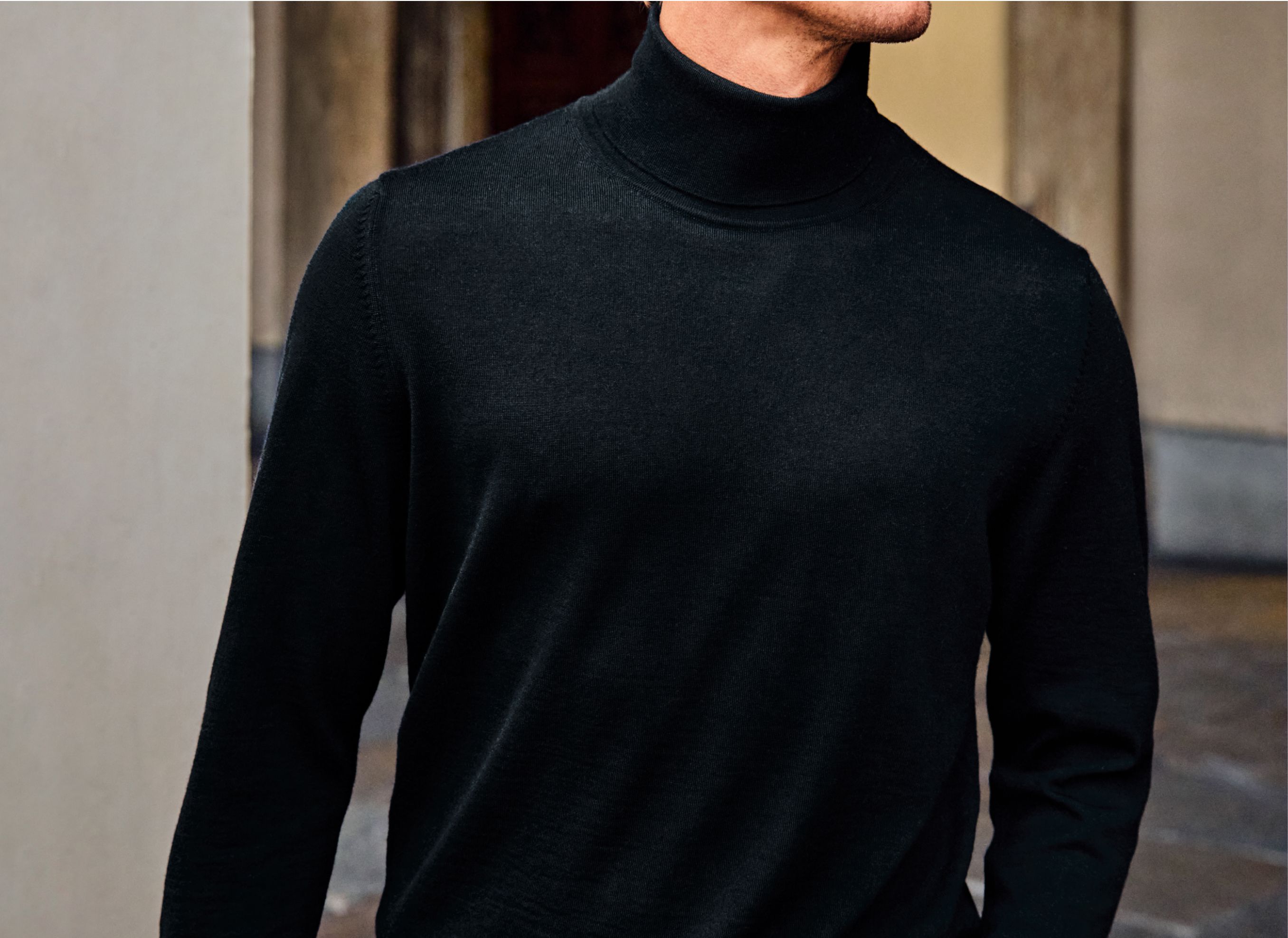 Image of The Merino Roll Neck