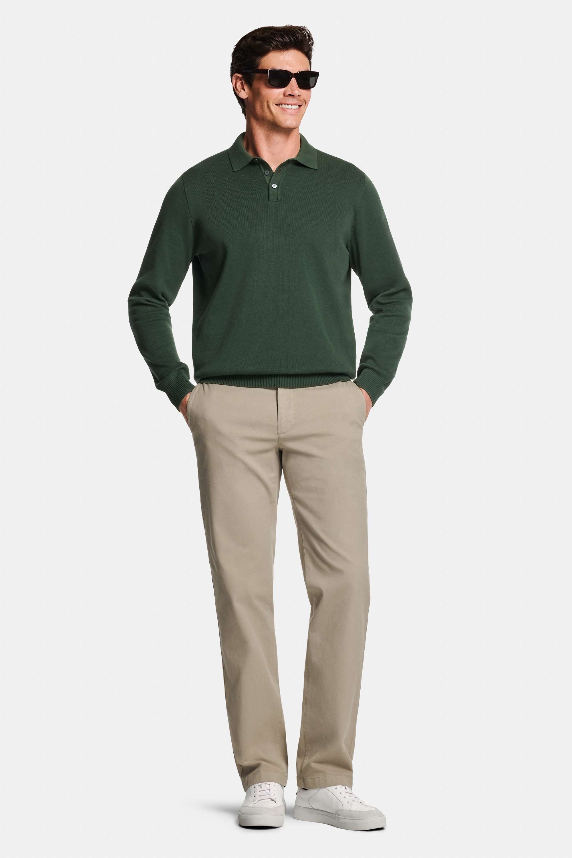 Fairways * The Rugby Pullover, Baristas * The Straight Fit Chinos
