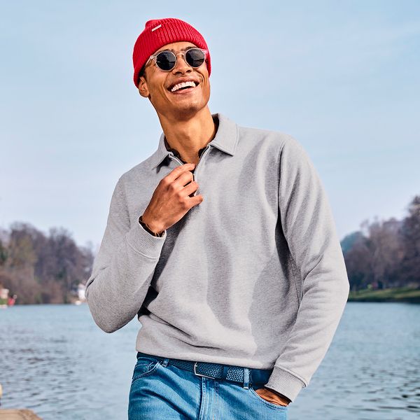 The Sporty Zip Sweater