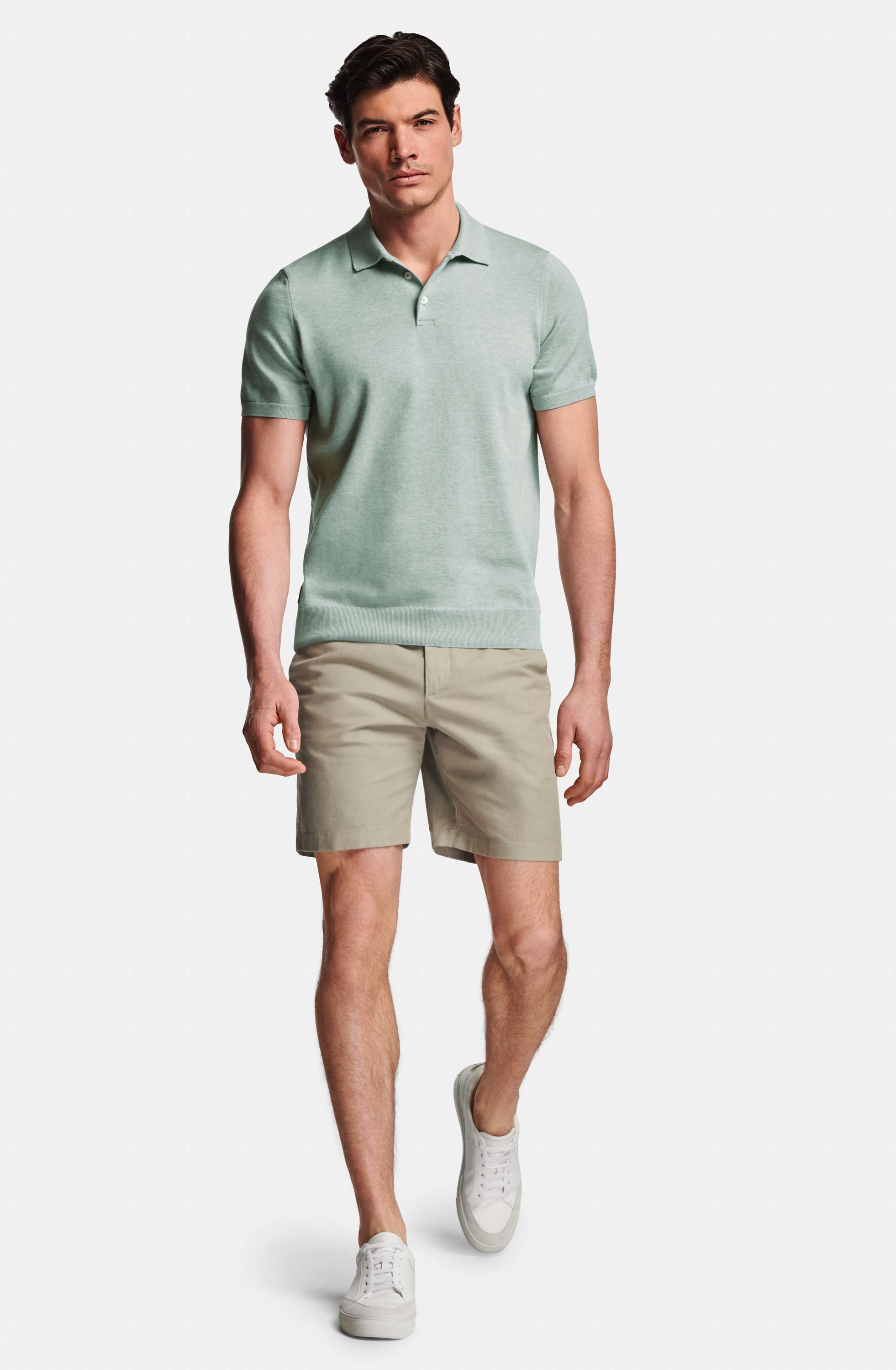 Morning Dews * Das Knit Polo, Baristas * Die Short Linens