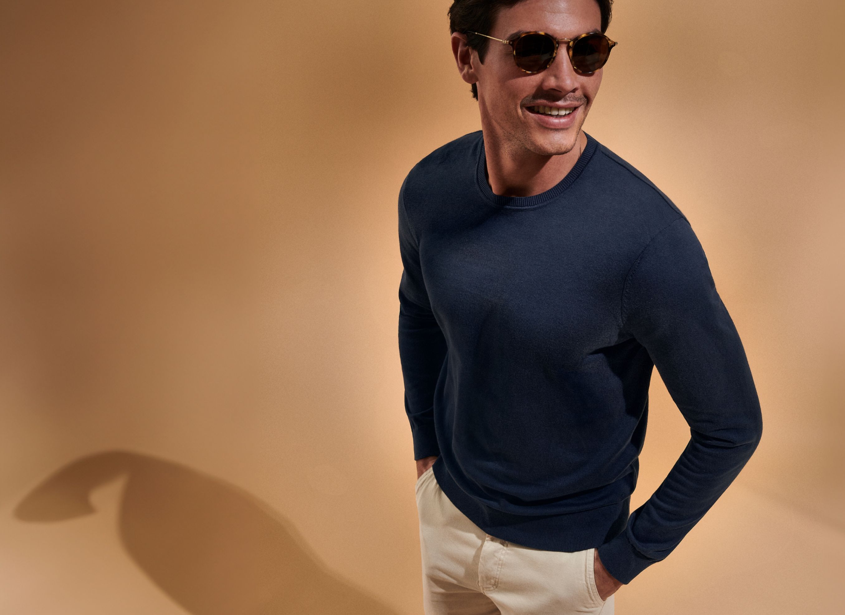 Lightweight cotton sweater for men - The Cotton Crew | MR