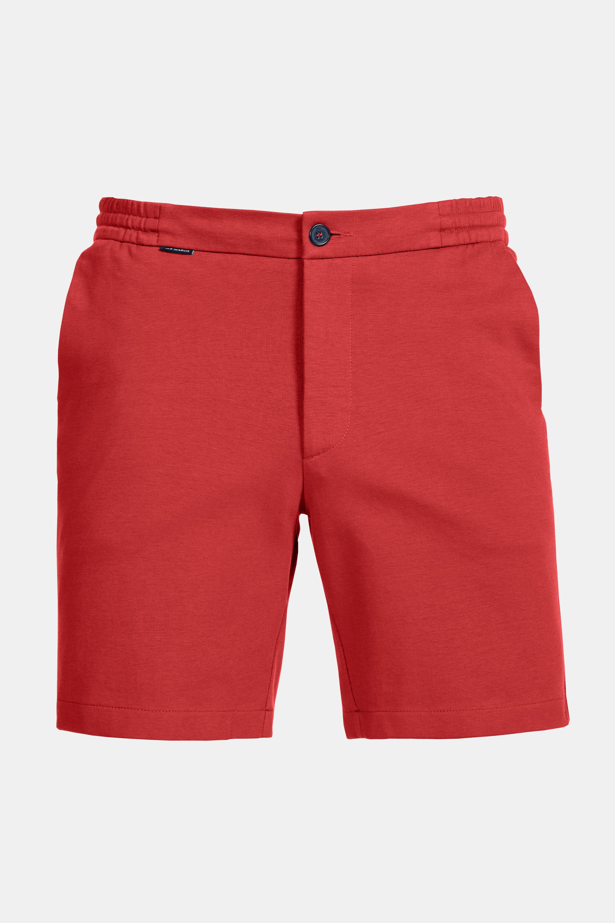 Soft sweatshorts for men in red