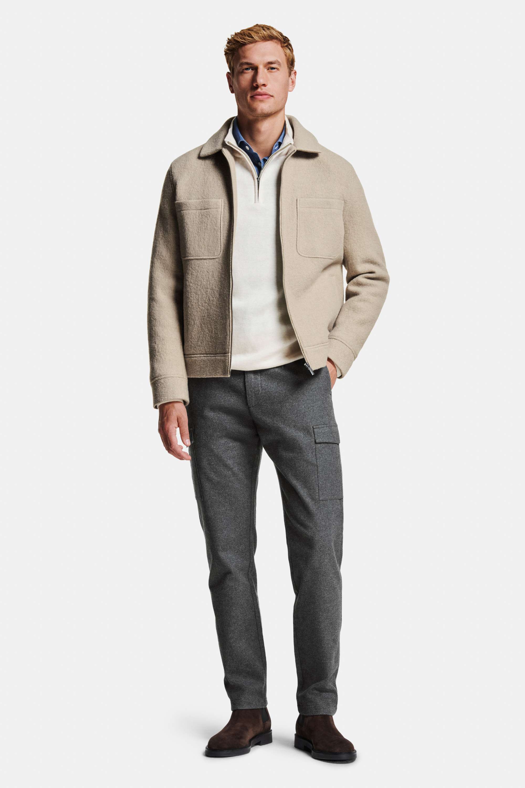 Knightsbridges * The Smart Shirt, Coconuts * The Merino Zip Pullover, Baristas * The Wool Zip Shacket, Newmans * The Flannels Alpinist