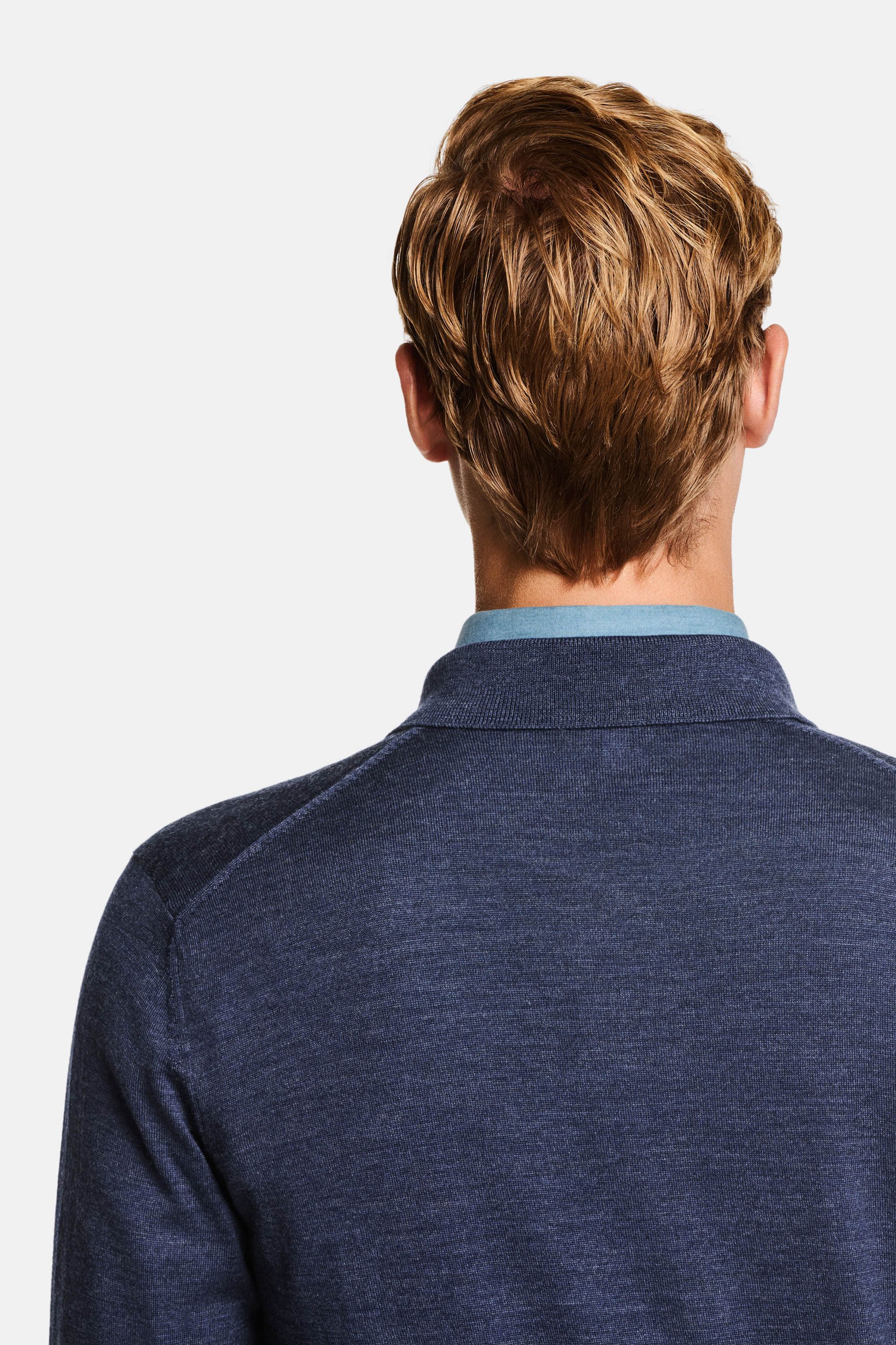 Kingfishers * The Merino Polo Cardigan