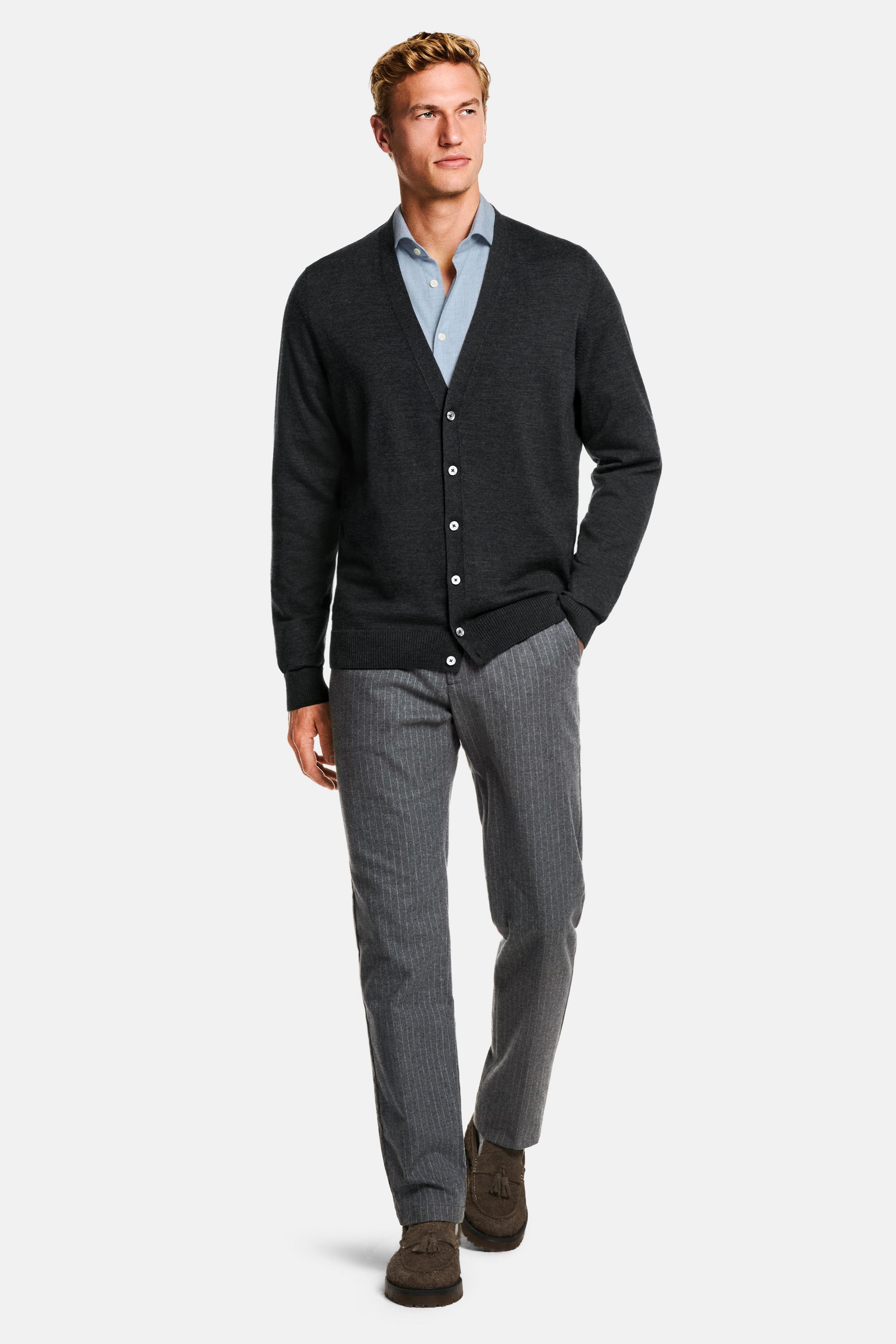 Antarctics * The Smart Shirt, Newmans Pinstripe * The Flannels