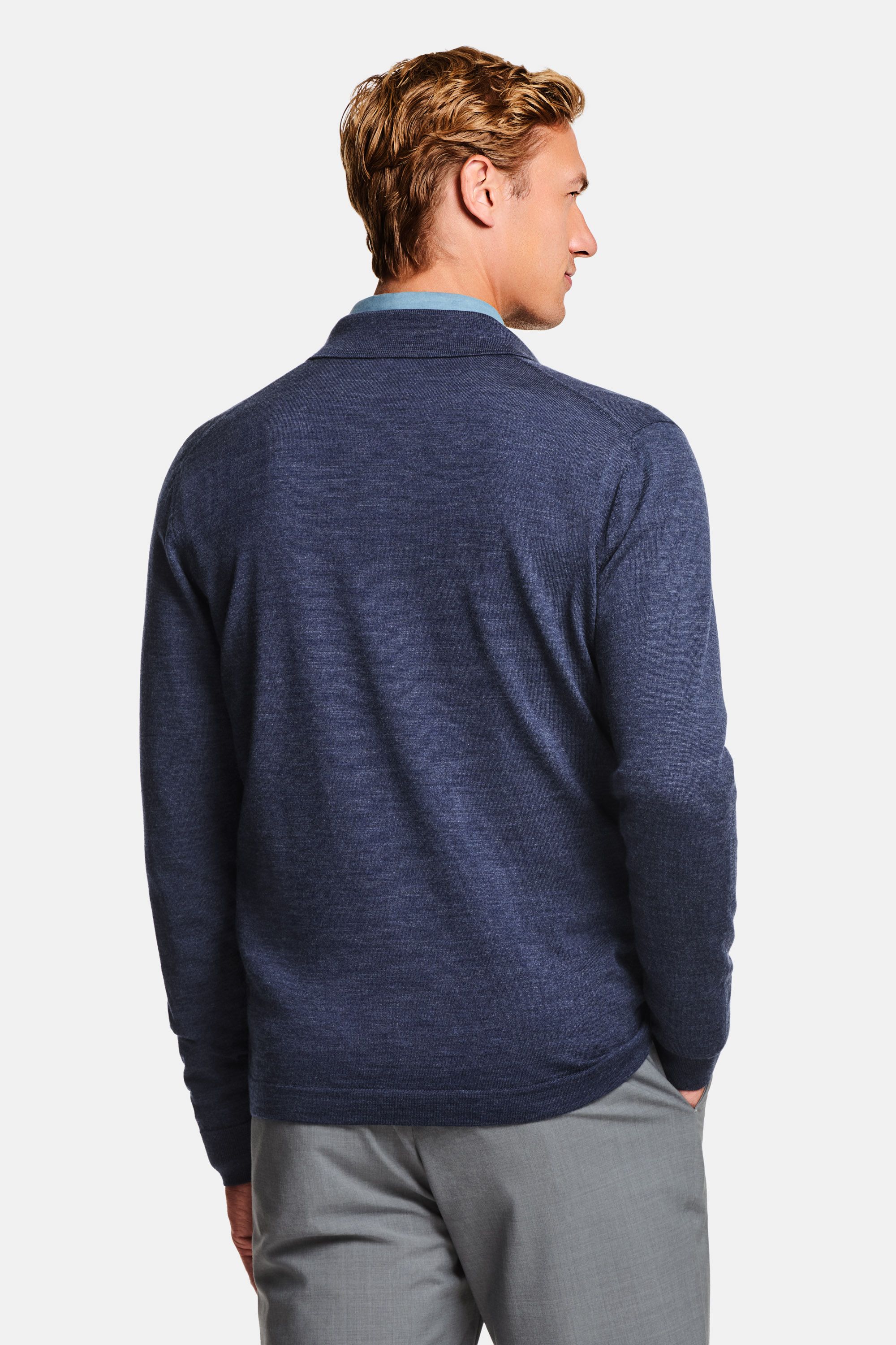 Kingfishers * The Merino Polo Cardigan