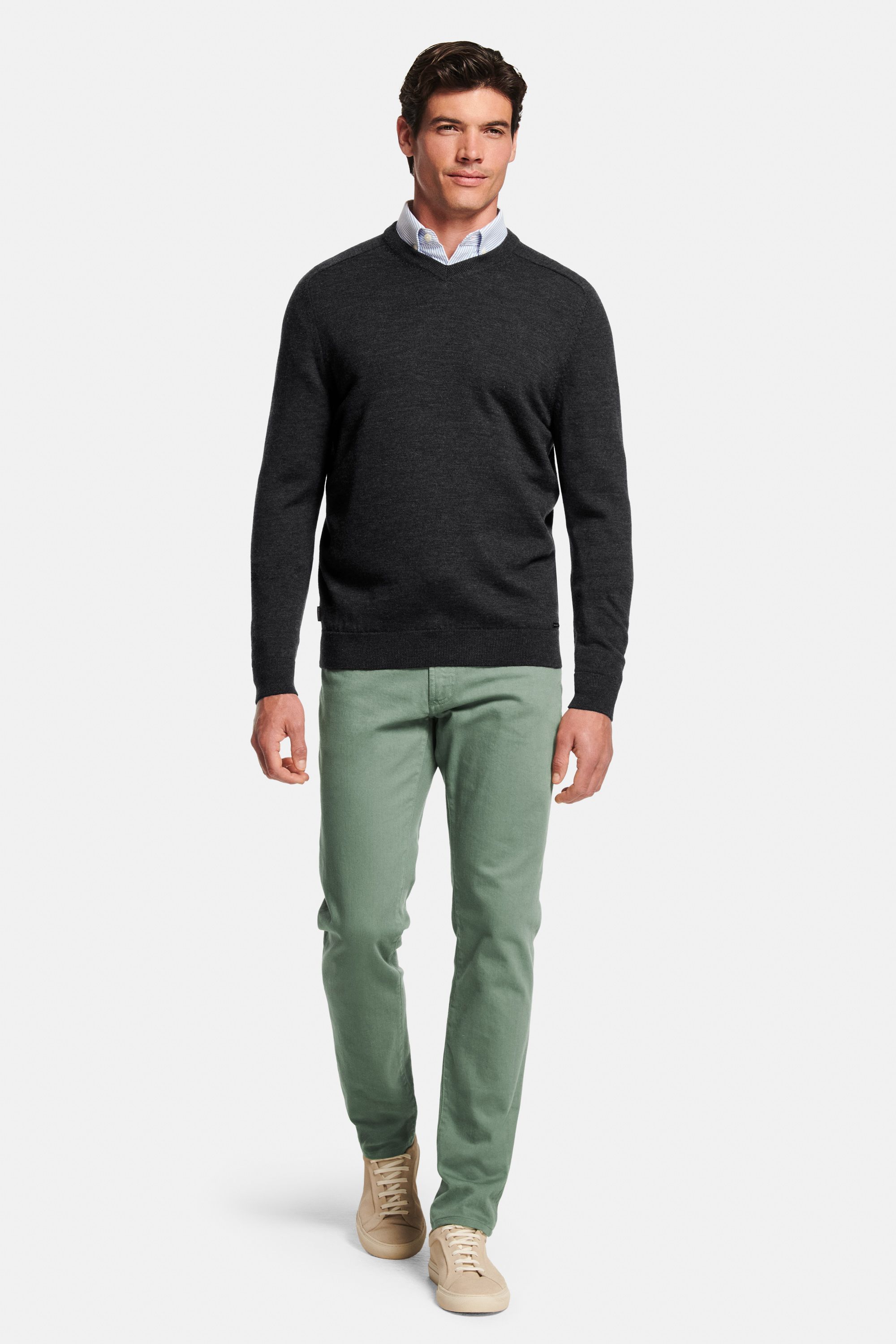 Nautics * The Oxford Shirt, Storms * The Merino V-neck, Defenders * The Five-pockets