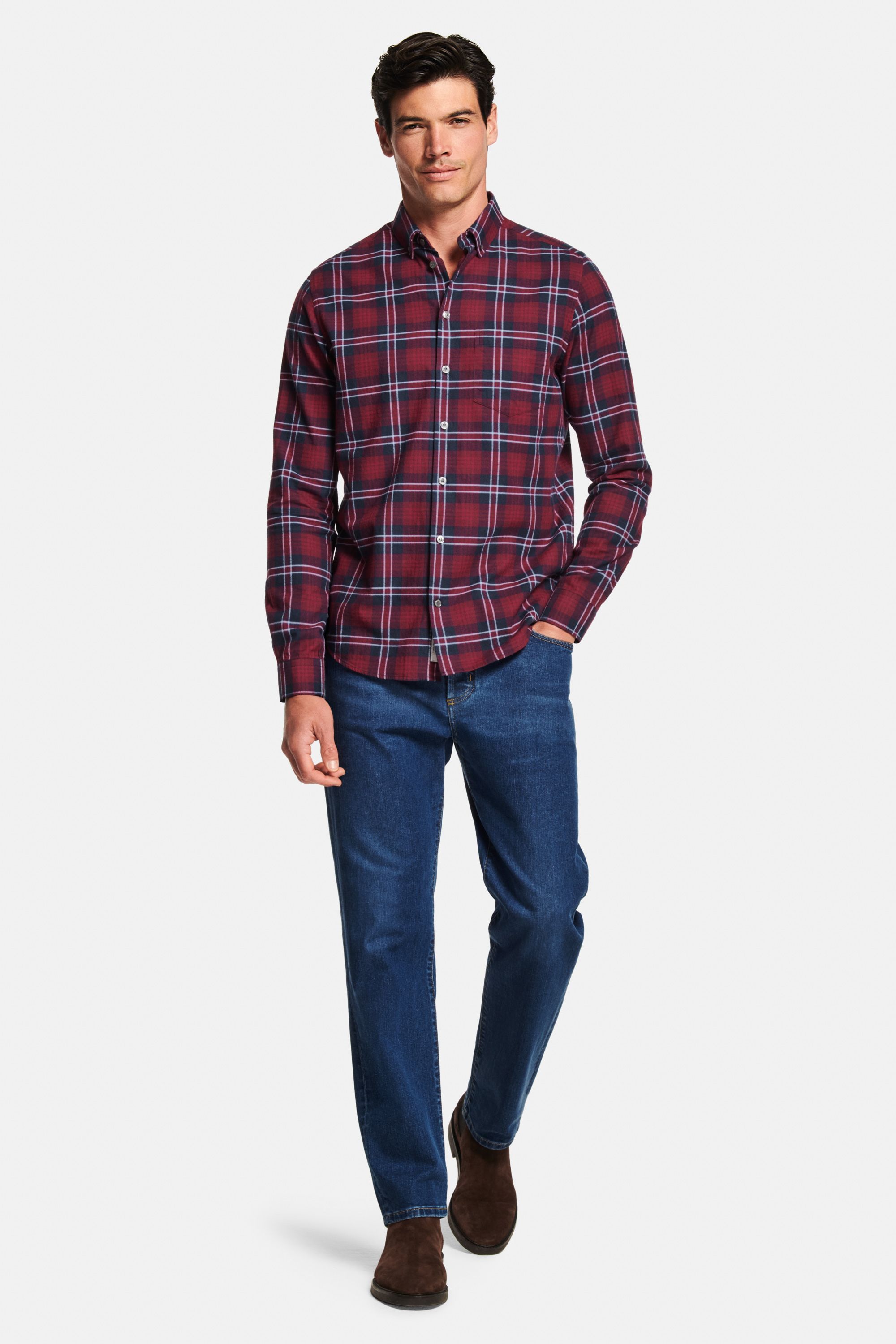 Yorkshire * The Flannel Shirt, Davis * The Straight Fit Jeans