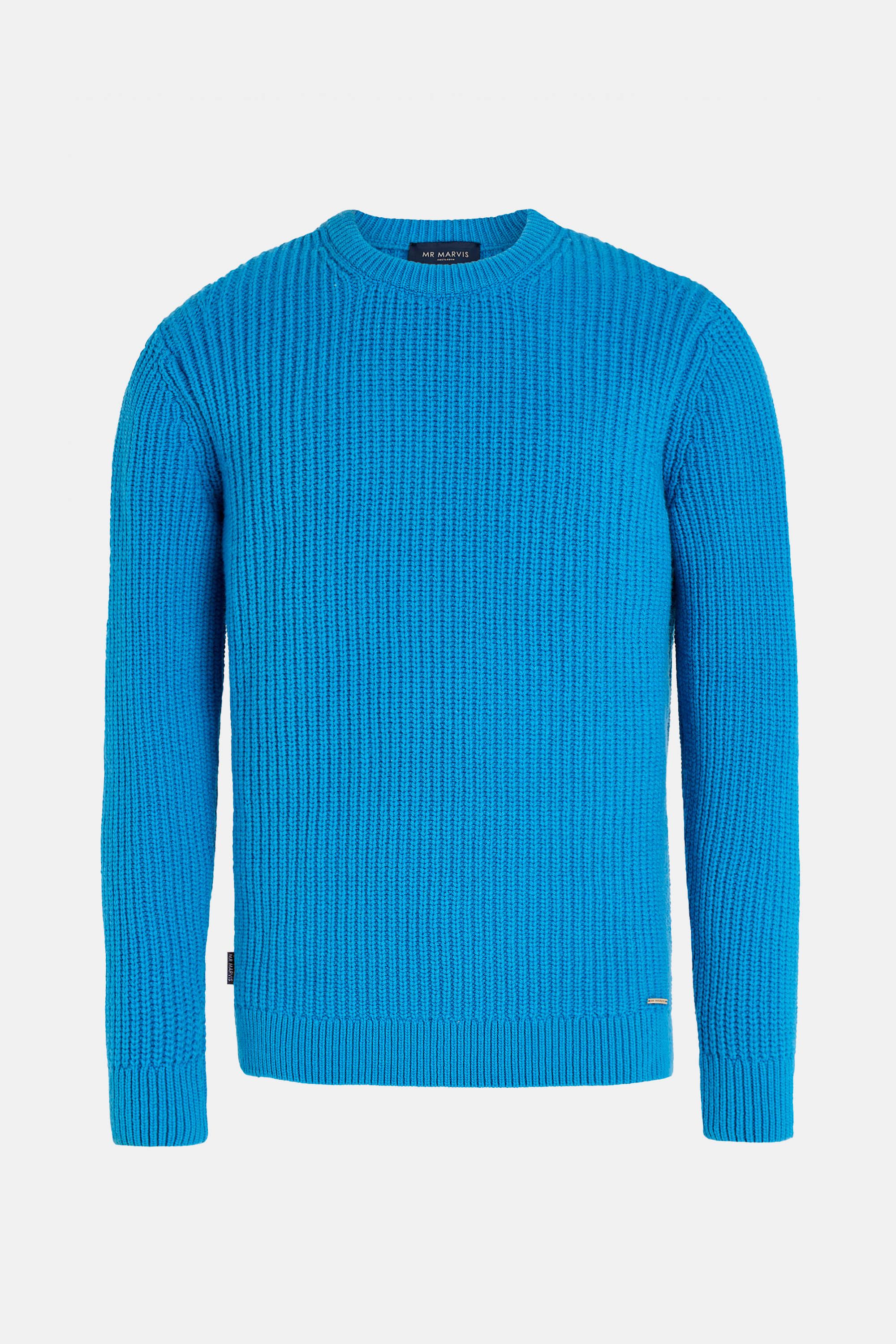 Ribbed merino wool sweater for men - The Knit Pullover | MR MARVIS