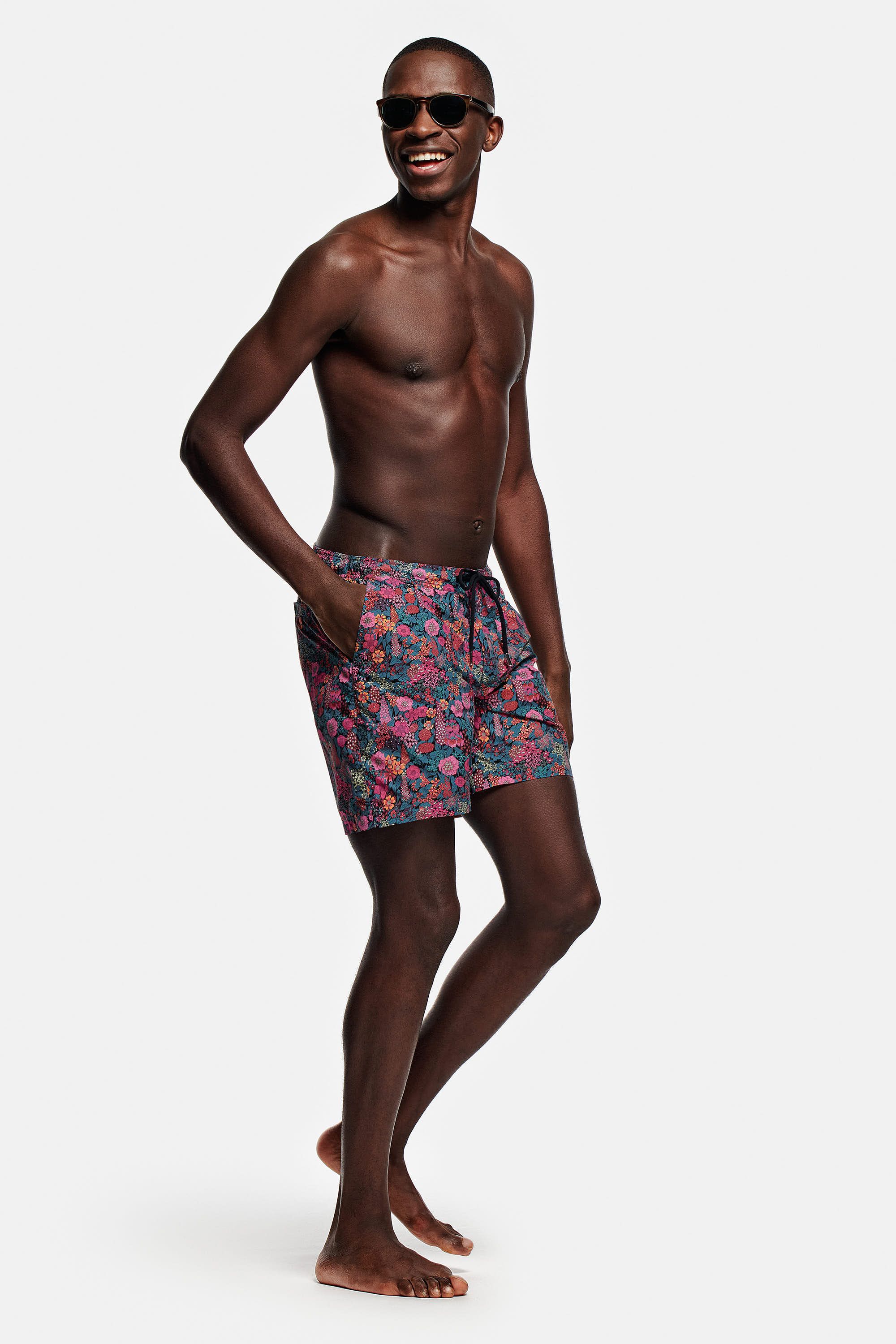 Knuth Marf - 【即日発送】back open flower swim suit / バック