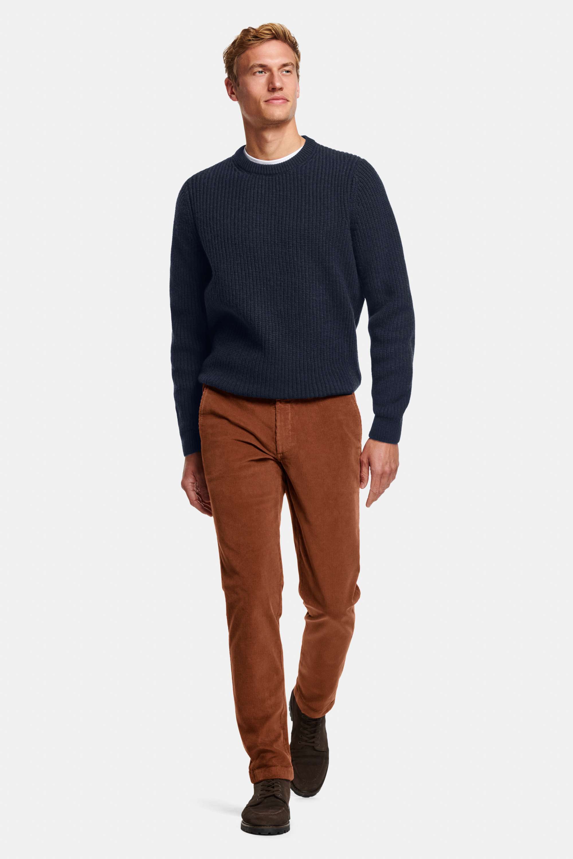 Wimbledons * The Heavy Tee, Deeps * The Knit Pullover, Spices * The Cords