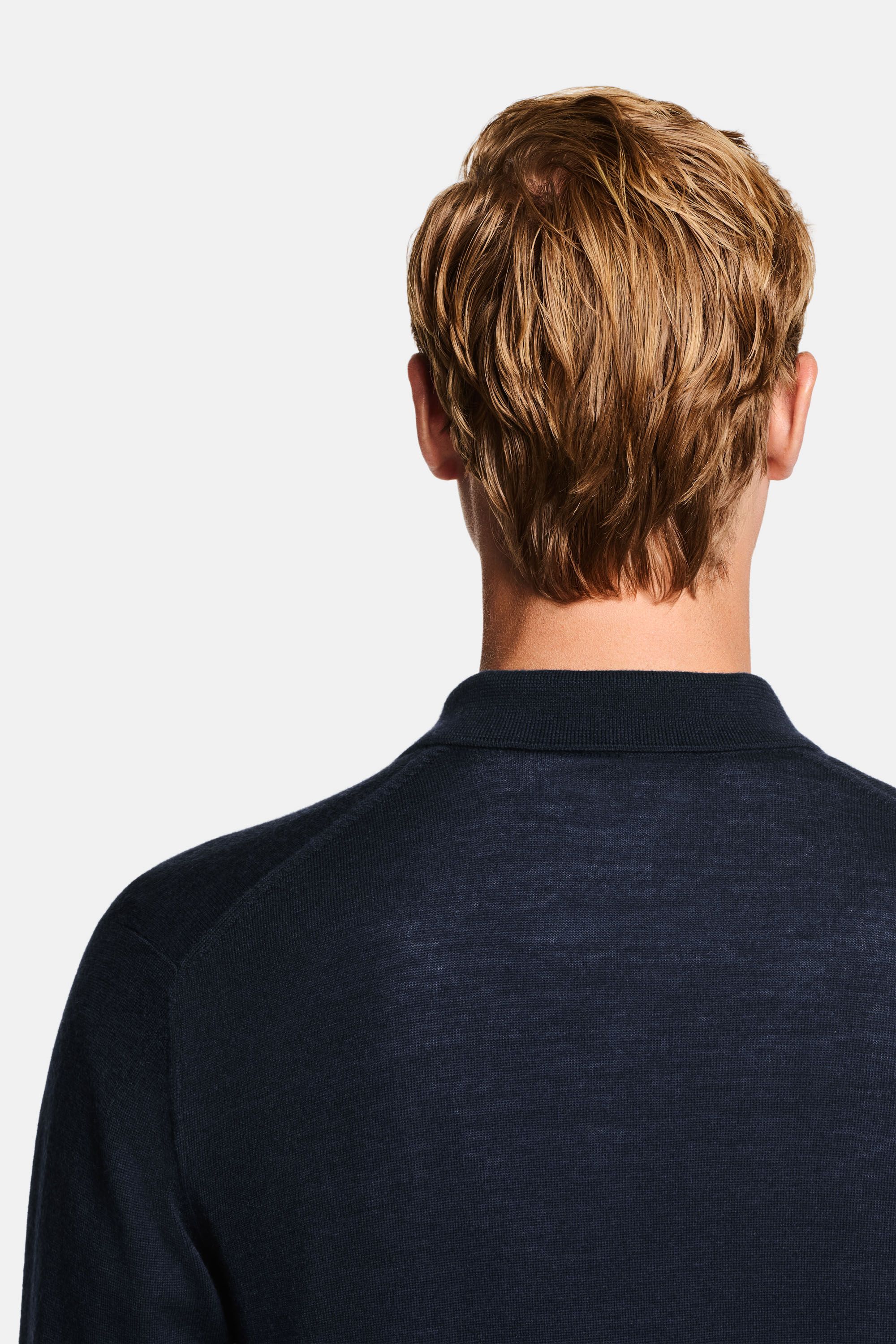 Deeps * The Merino Polo Cardigan