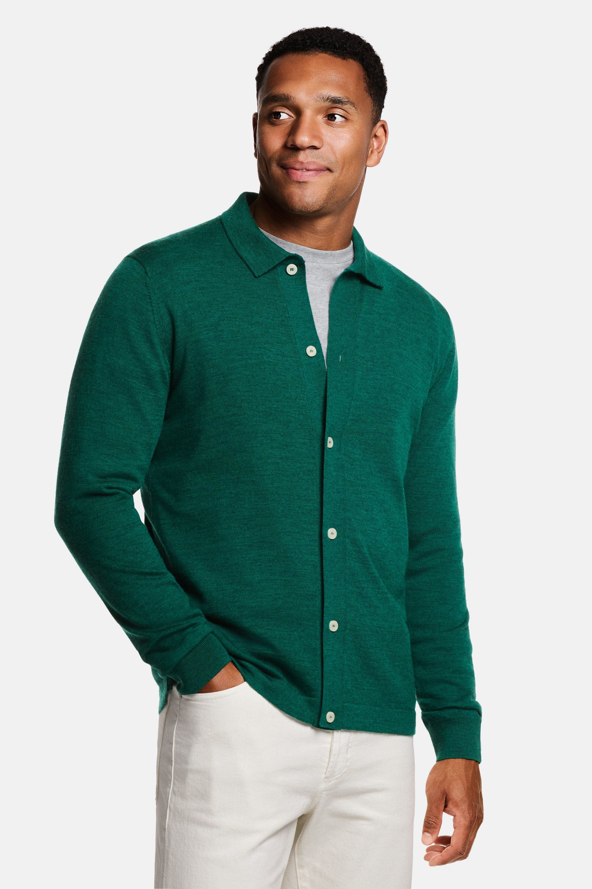 Snookers * The Merino Polo Cardigan