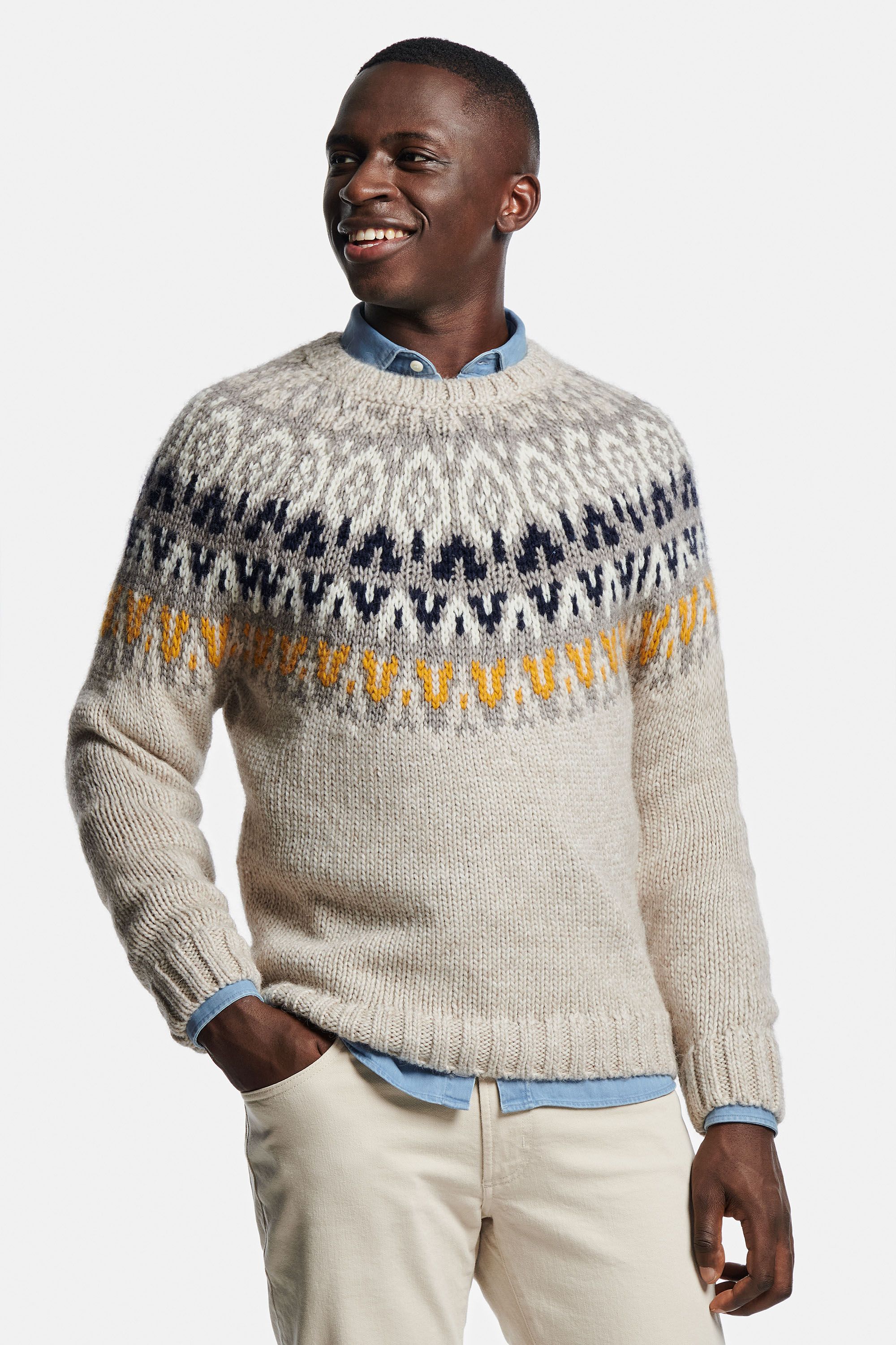 Pull nordique pour homme Pulls d'hiver MR MARVIS MR MARVIS