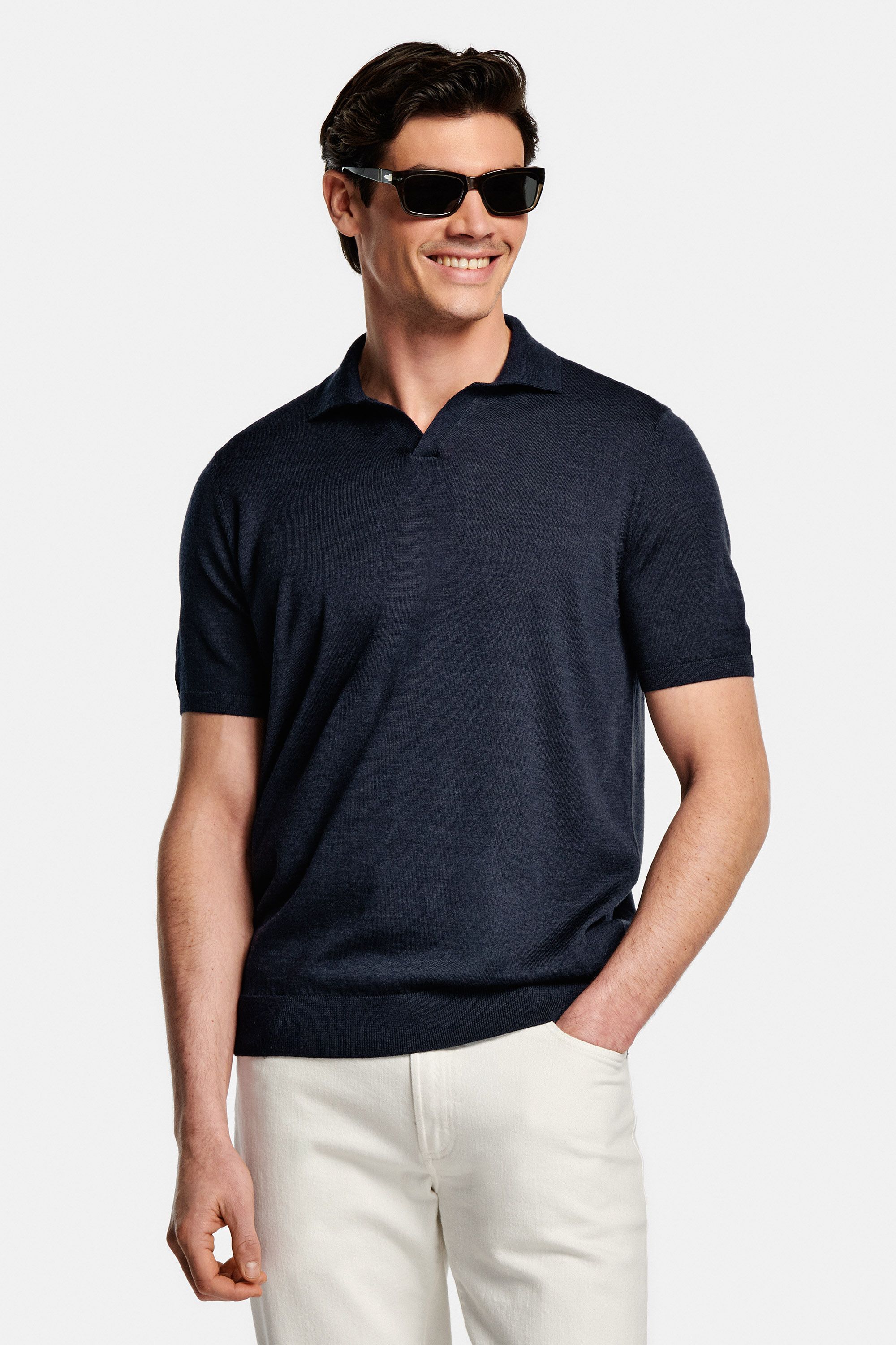 Deeps * The Buttonless Polo