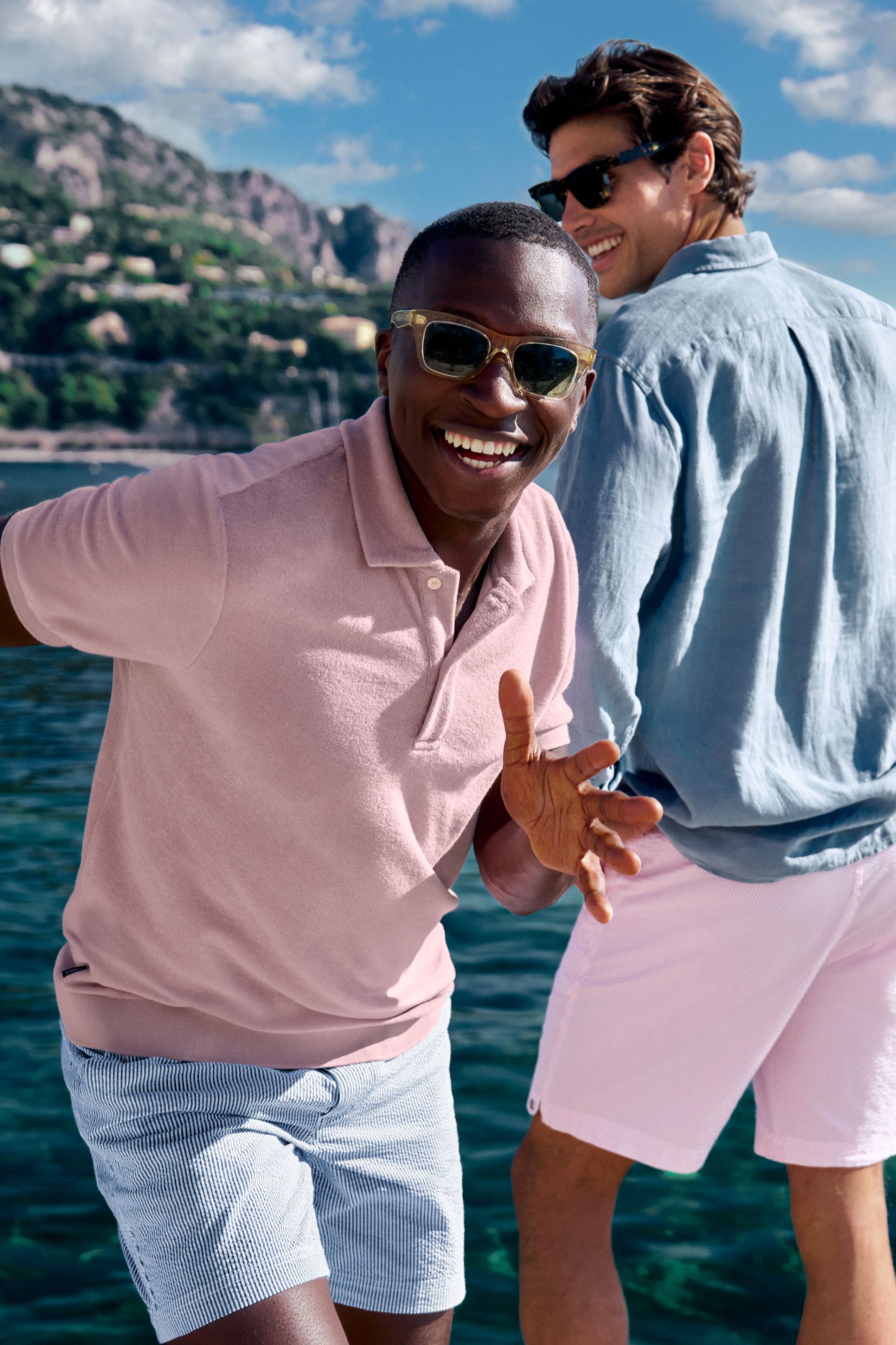 Men's Striped Shorts | The Short Seersuckers | MR MARVIS