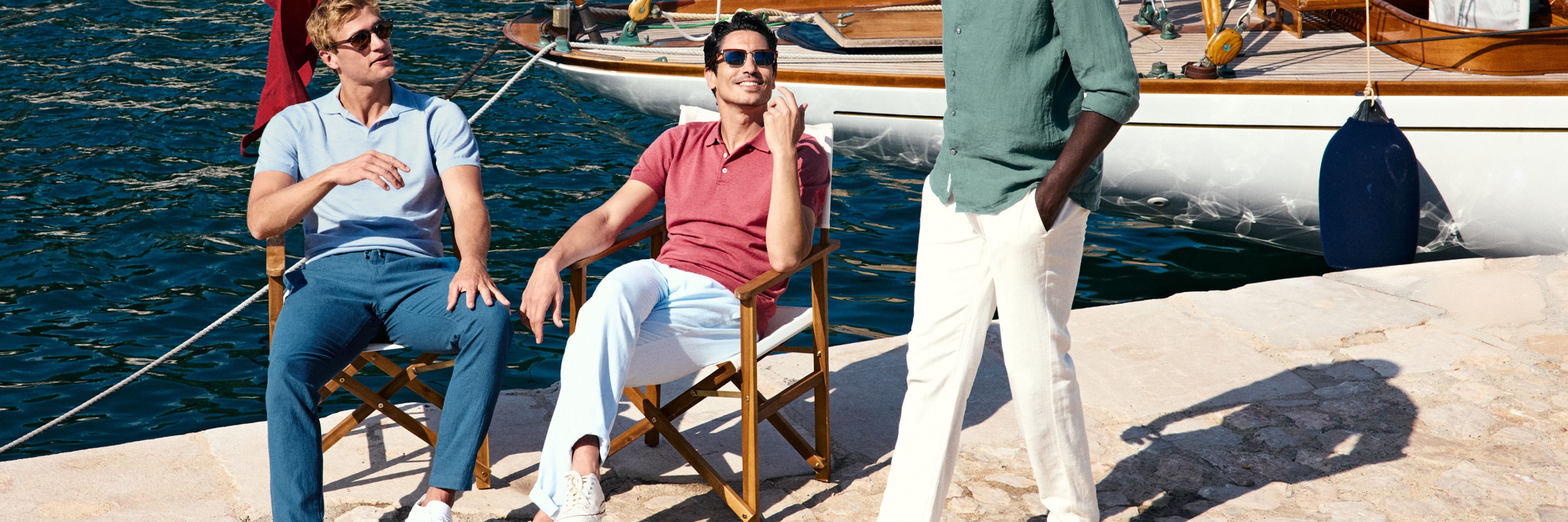 linen trousers