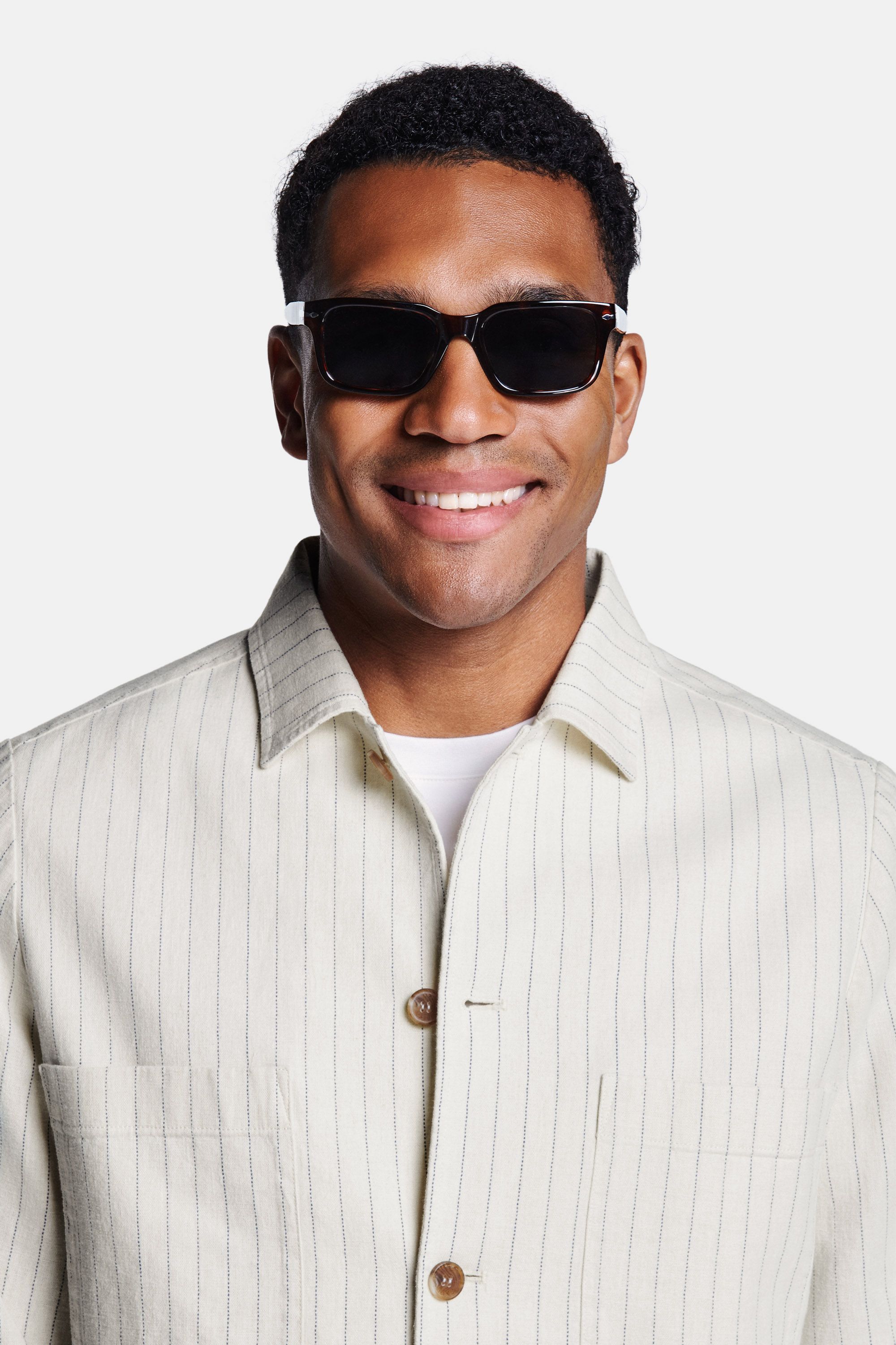Coconuts Pinstripe * The Linen Shacket