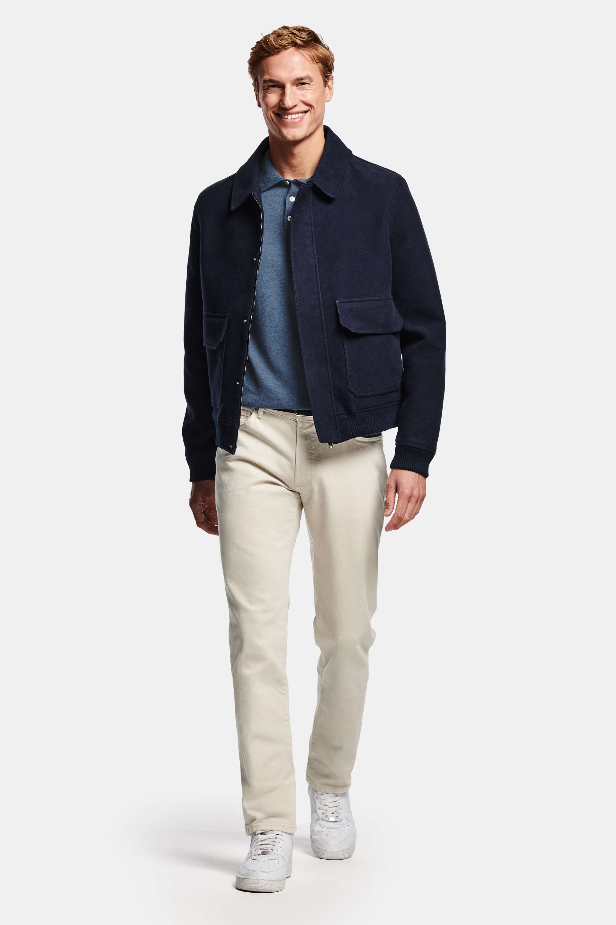 Mavericks * The Polo Pullover, Deeps * The First-class Jacket, Gazettes * The Five-pockets, Cosmics * The Stretch Belt