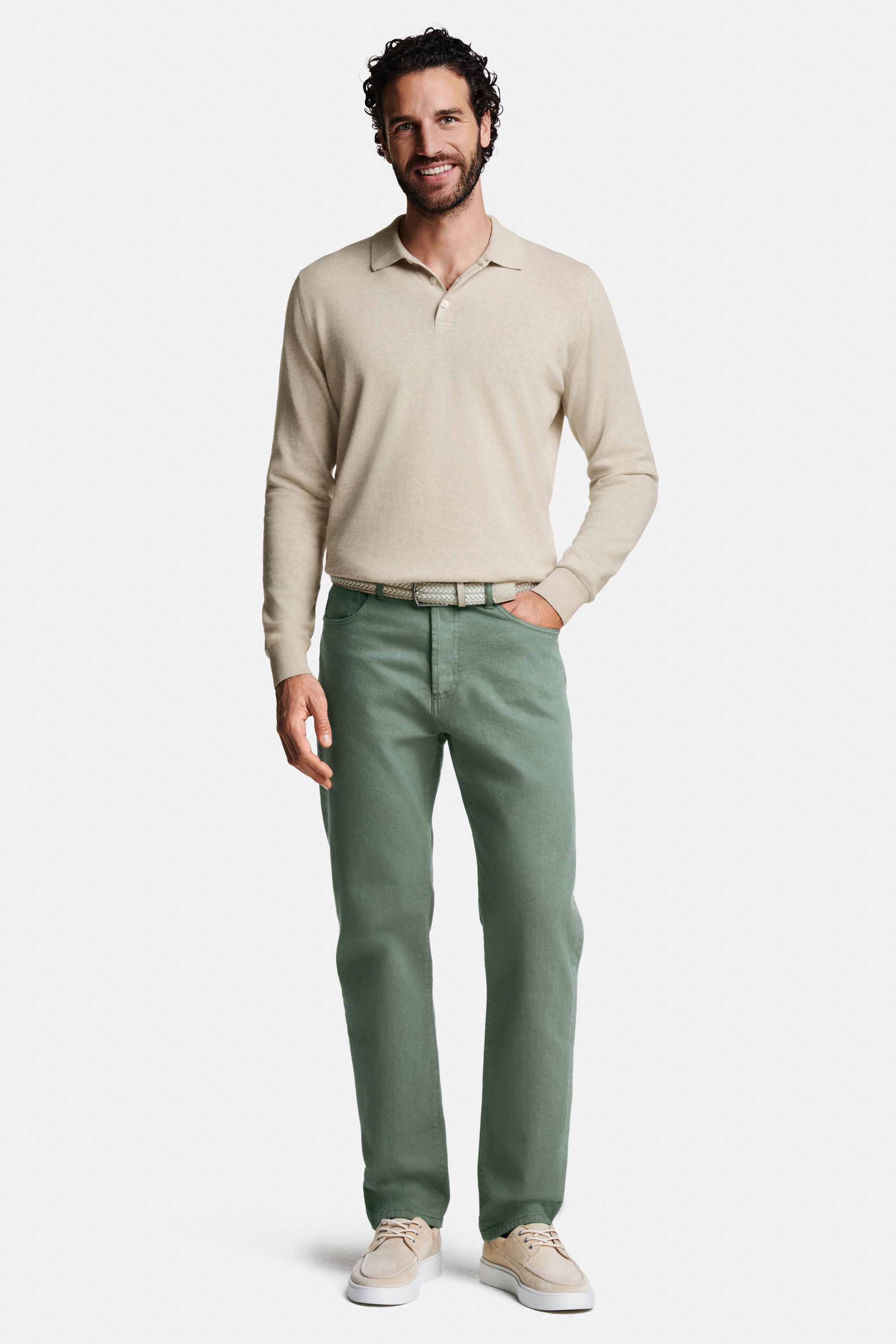 Gazettes * The Polo Pullover, Schooners * The Stretch Belt, Defenders * The Straight Fit Five-pockets, Gazettes * The Boat Sneakers