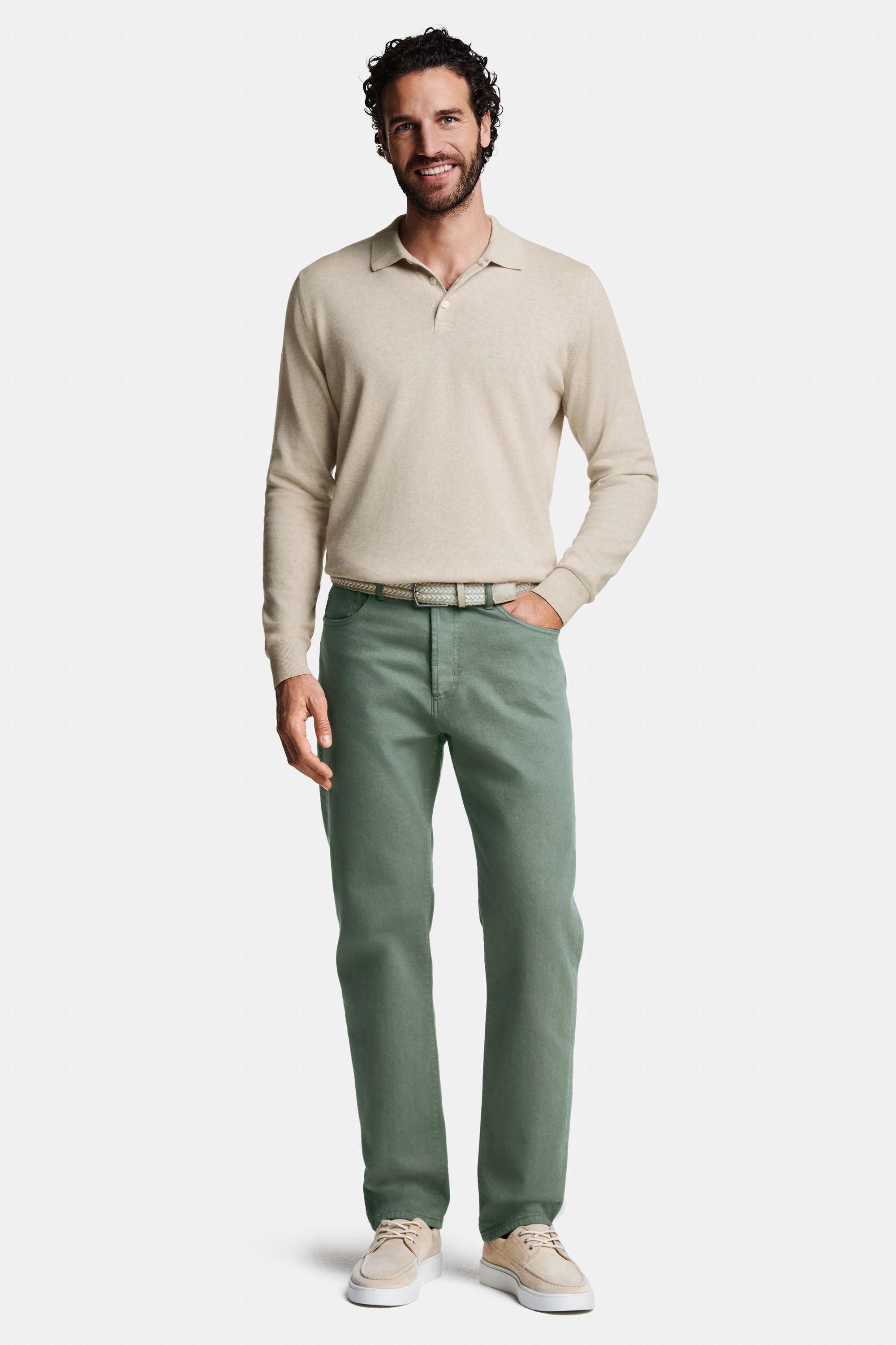 Gazettes * The Polo Pullover, Schooners * The Stretch Belt, Defenders * The Straight Fit Five-pockets, Gazettes * The Boat Sneakers