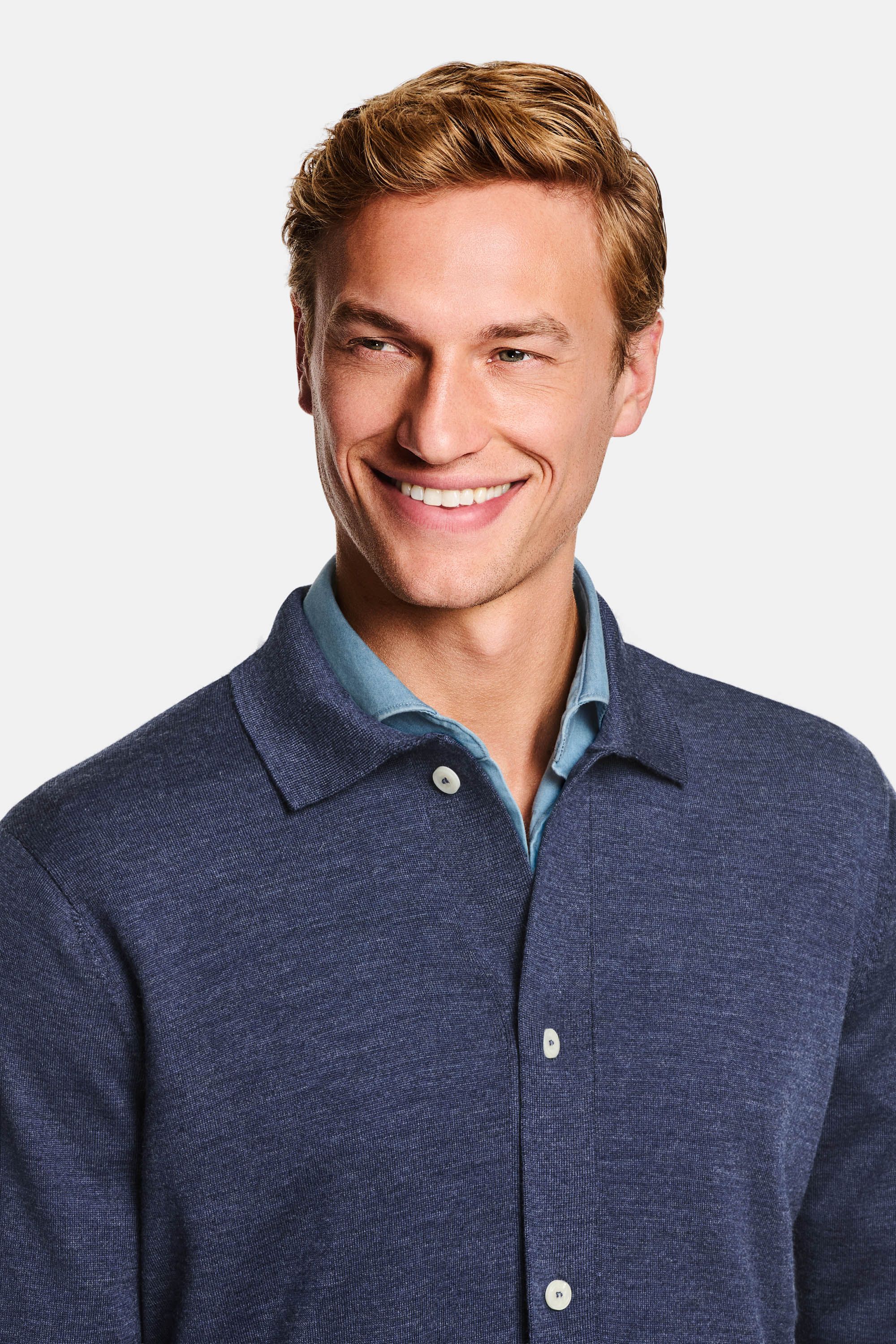 Kingfishers * The Merino Polo Cardigan