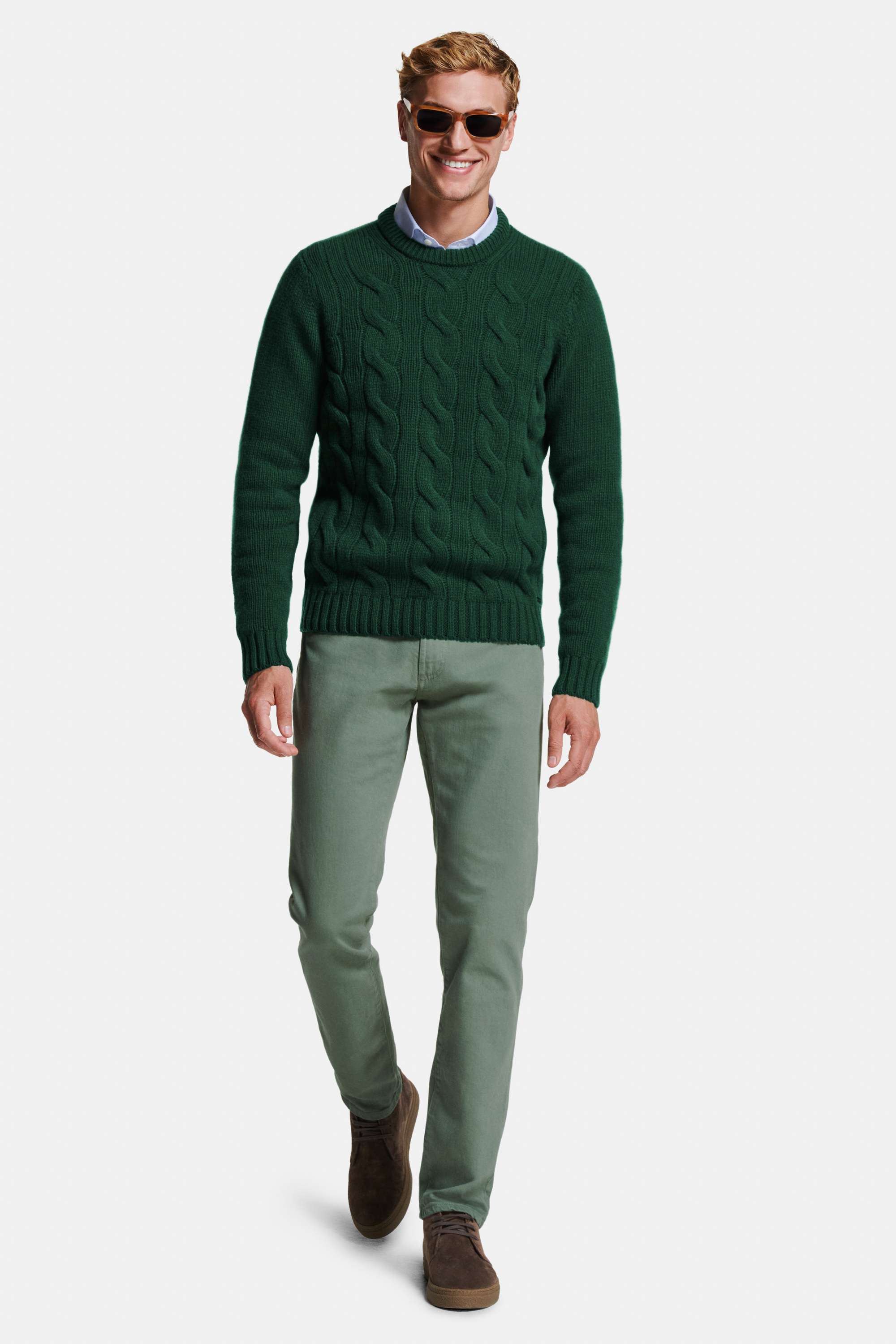 Chelseas * The Smart Shirt, Lakes * The Cable Knit Pullover, Defenders * The Five-pockets