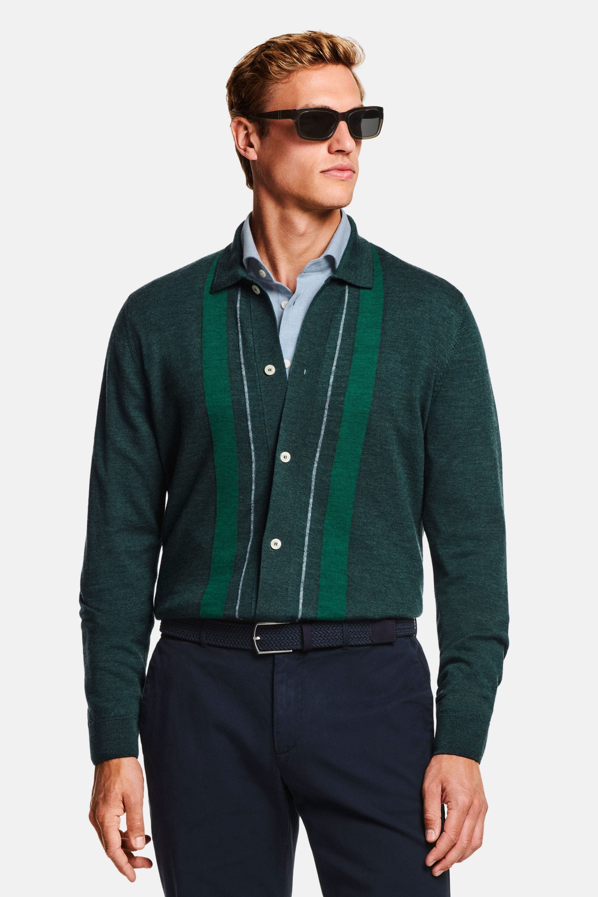 Goodmans * The Merino Polo Cardigan