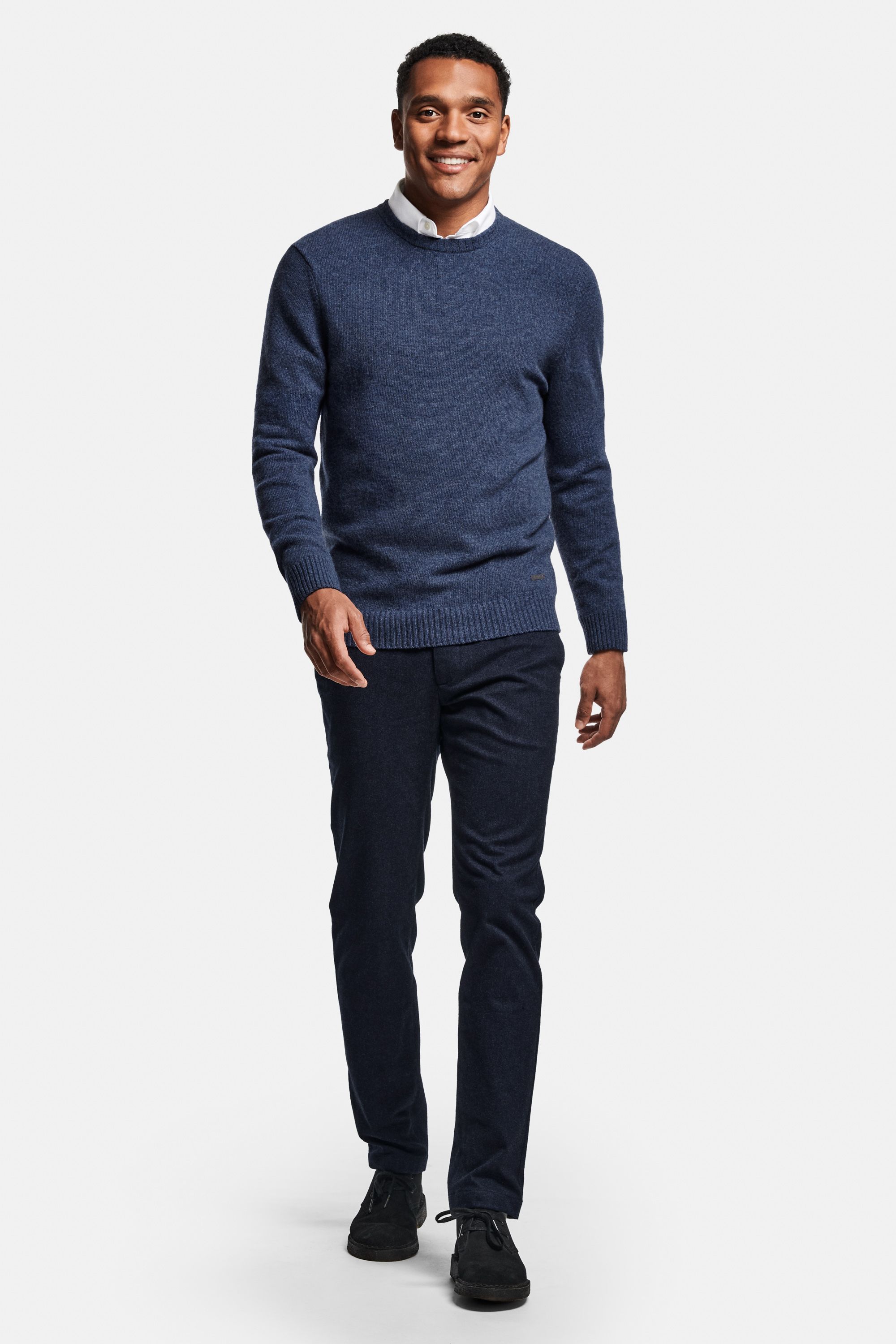 Wimbledons * The Oxford Shirt, Kingfishers * The Wool Pullover, Deeps * The Flannels