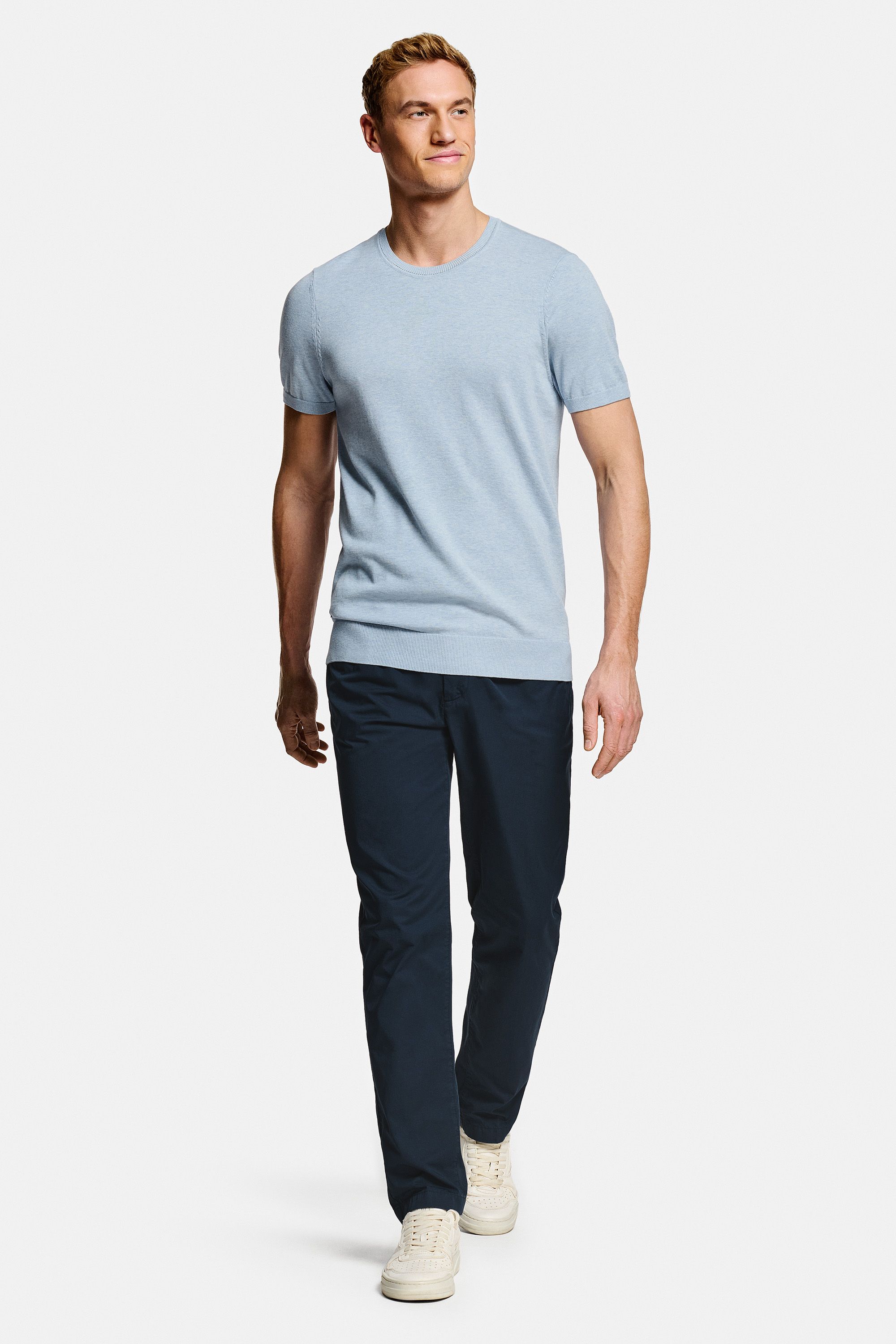 Avenues * The Knitted Tee, Cosmics * The Classic Chinos