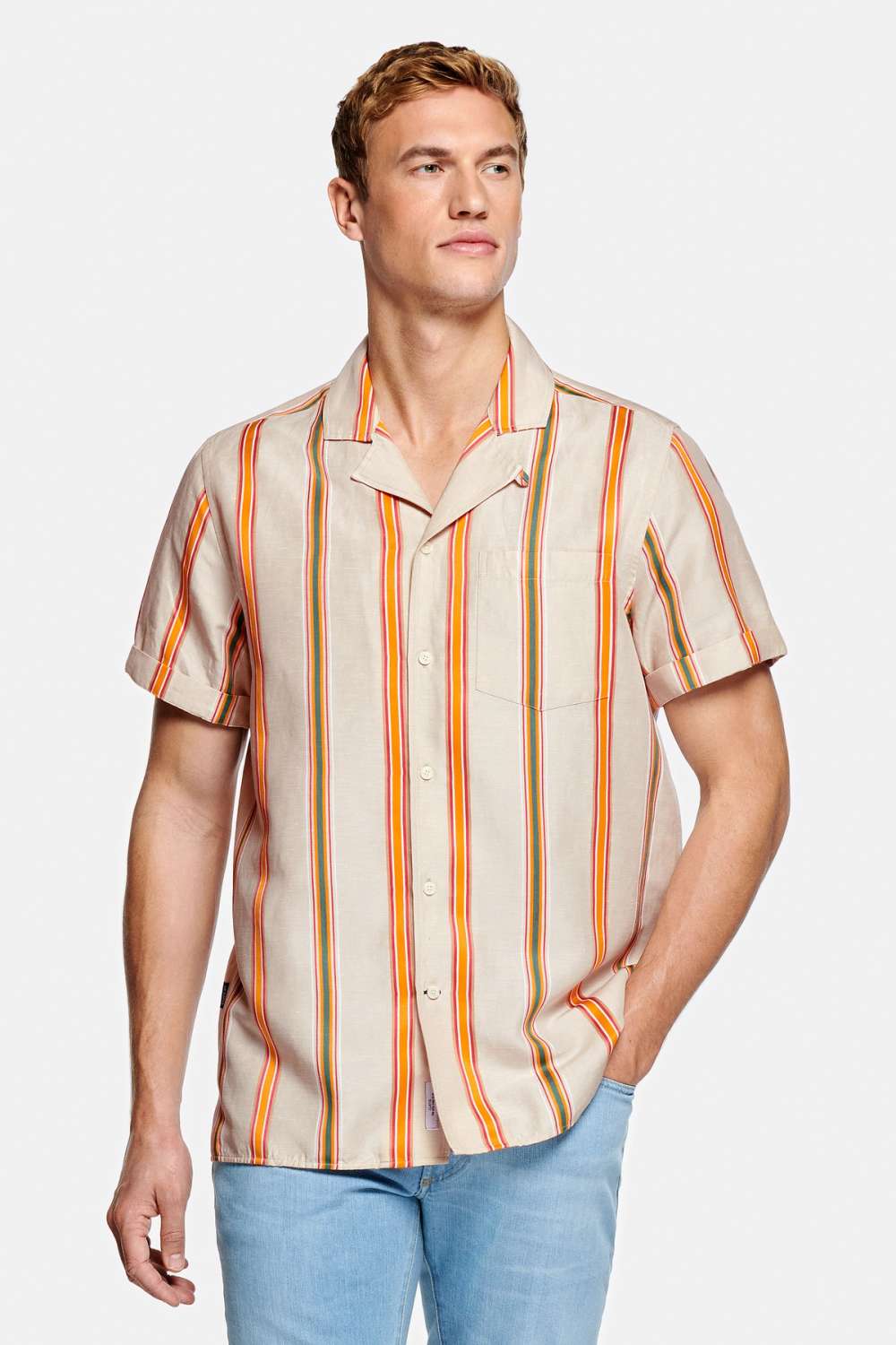 Arancione Stripes - Chemises Estivales