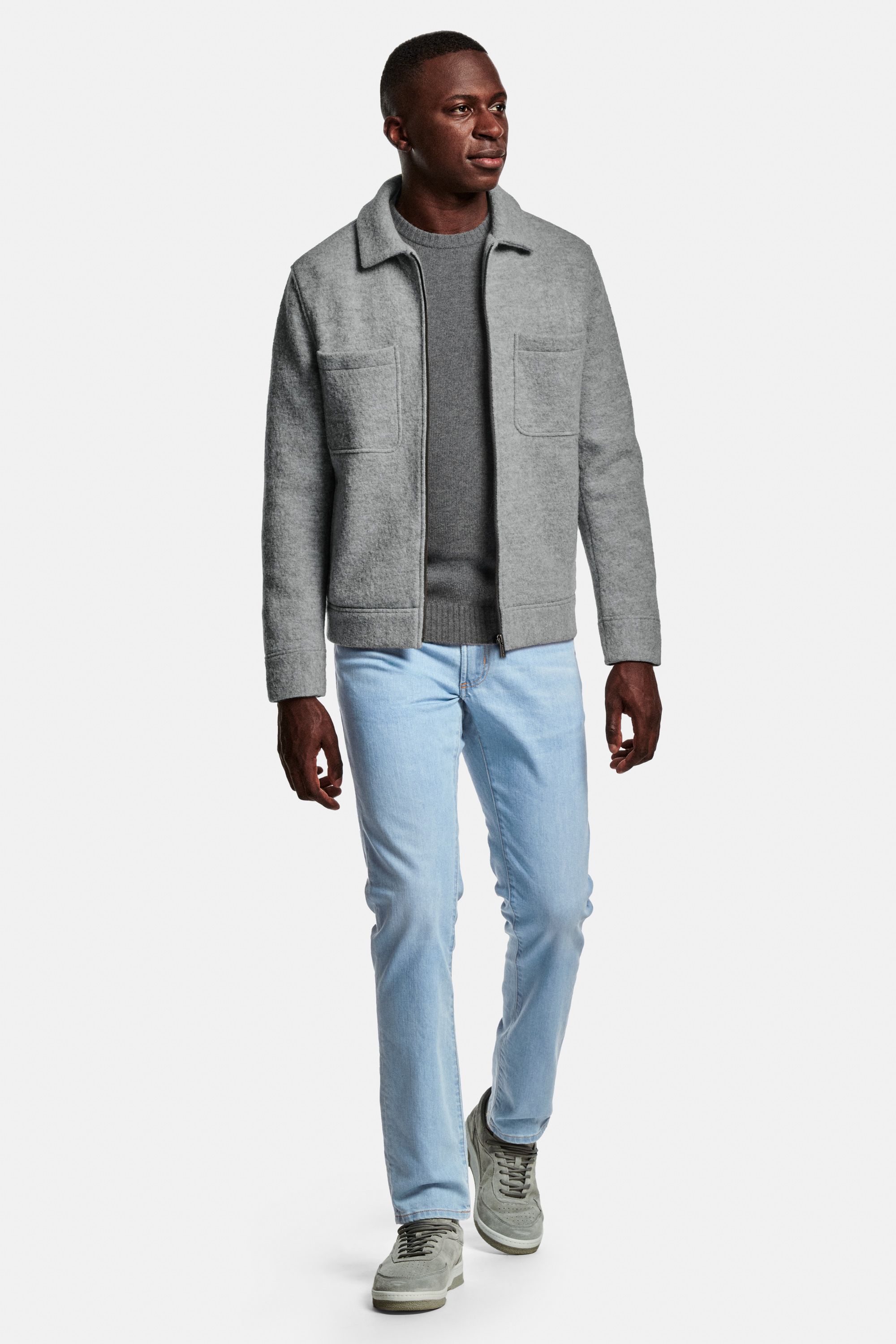 Storms * Pulls en Laine, Oysters * Surchemises en Laine à Zip, Otis * Jeans, Oysters * Baskets en Daim