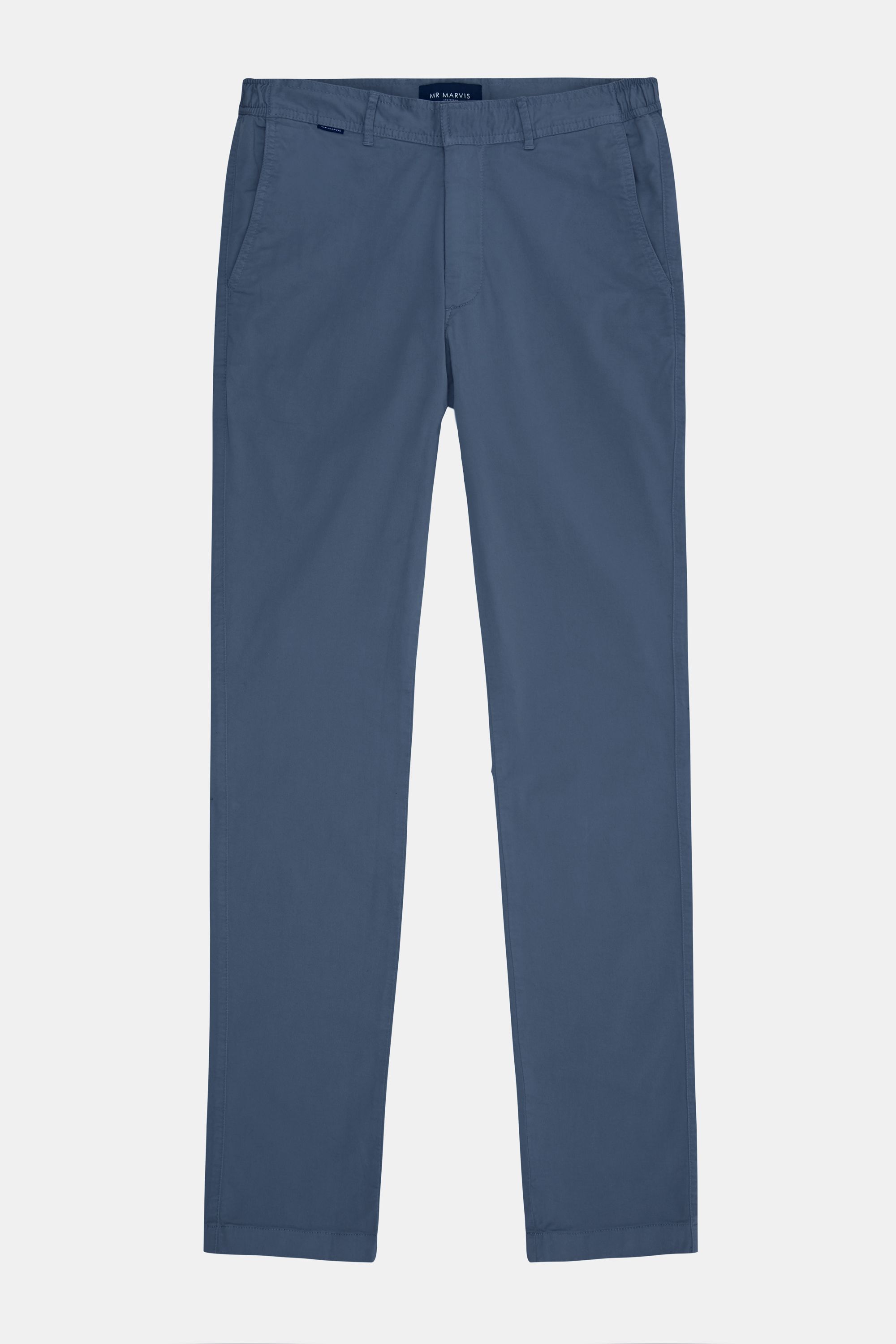 Chino stretch pour homme à coupe ajustée en bleu