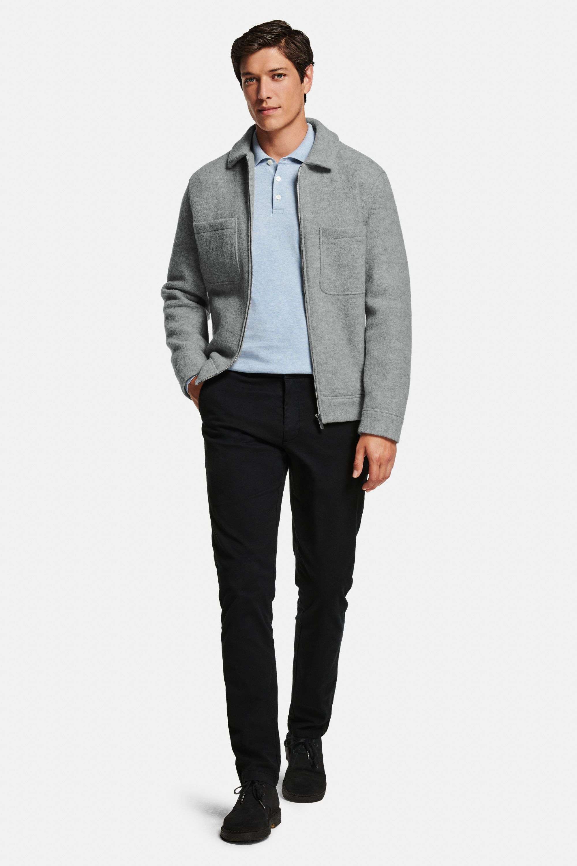 Oysters * The Wool Zip Shacket, Avenues * The Polo Pullover, Blackjacks * The Coolerdays
