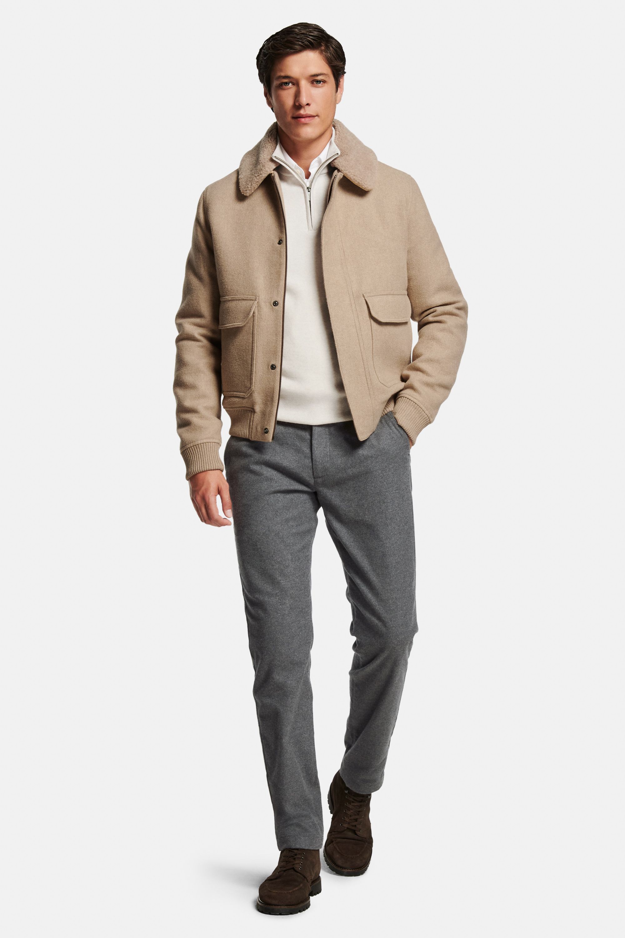 Baristas * The First-class Jacket, Coconuts * The Merino Zip Pullover, Newmans * The Flannels