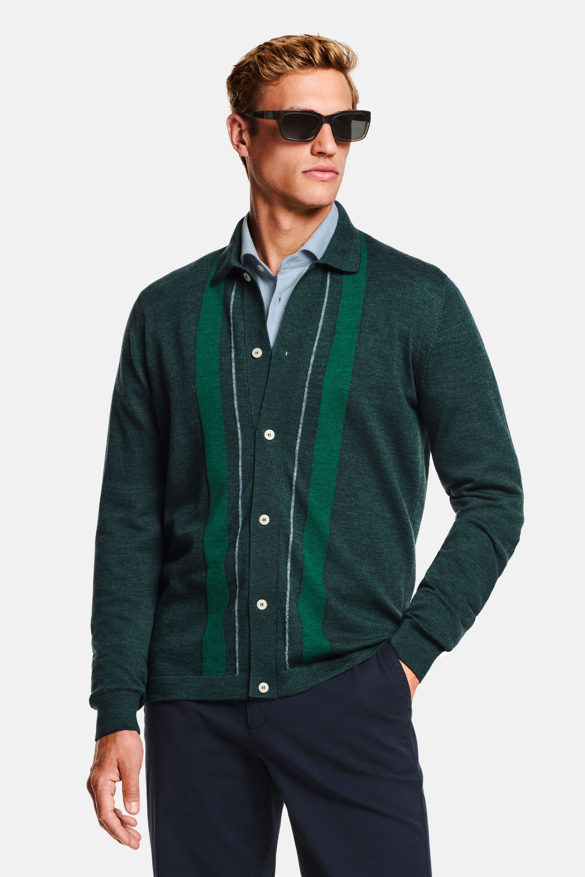 Goodmans * The Merino Polo Cardigan