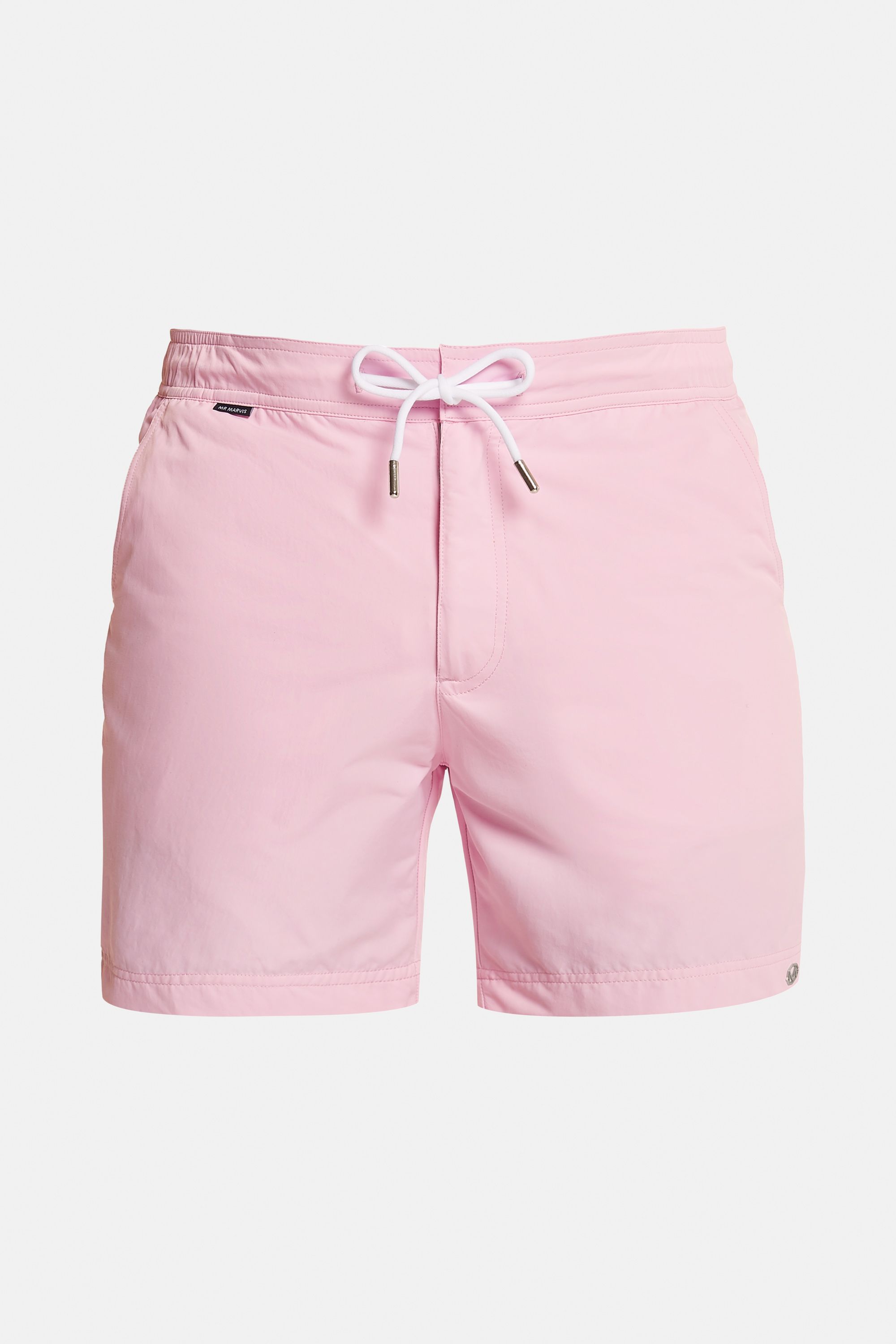 Herren schnell trocknende Badeshorts in Hellrosa