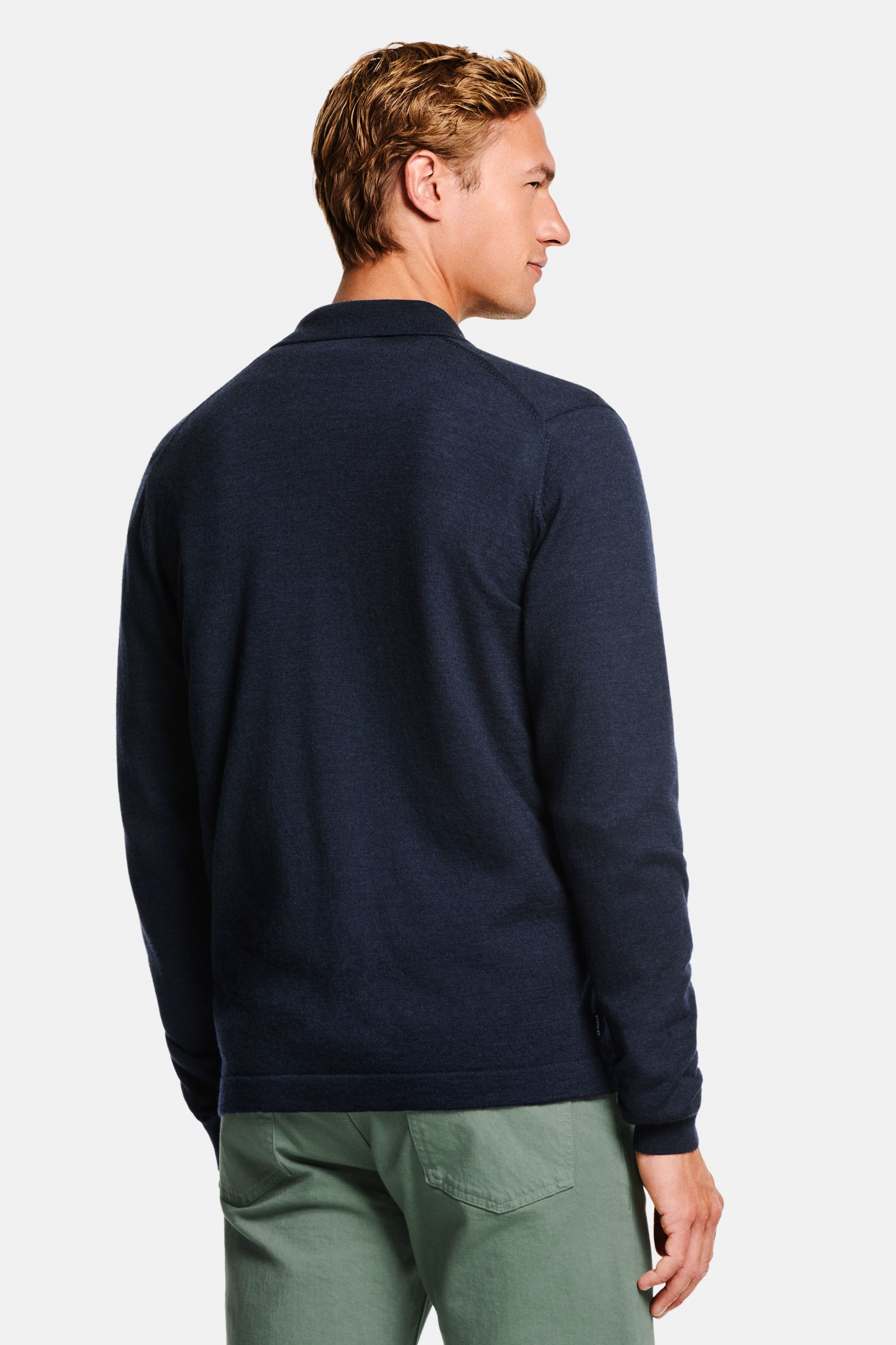 Deeps * The Merino Polo Cardigan