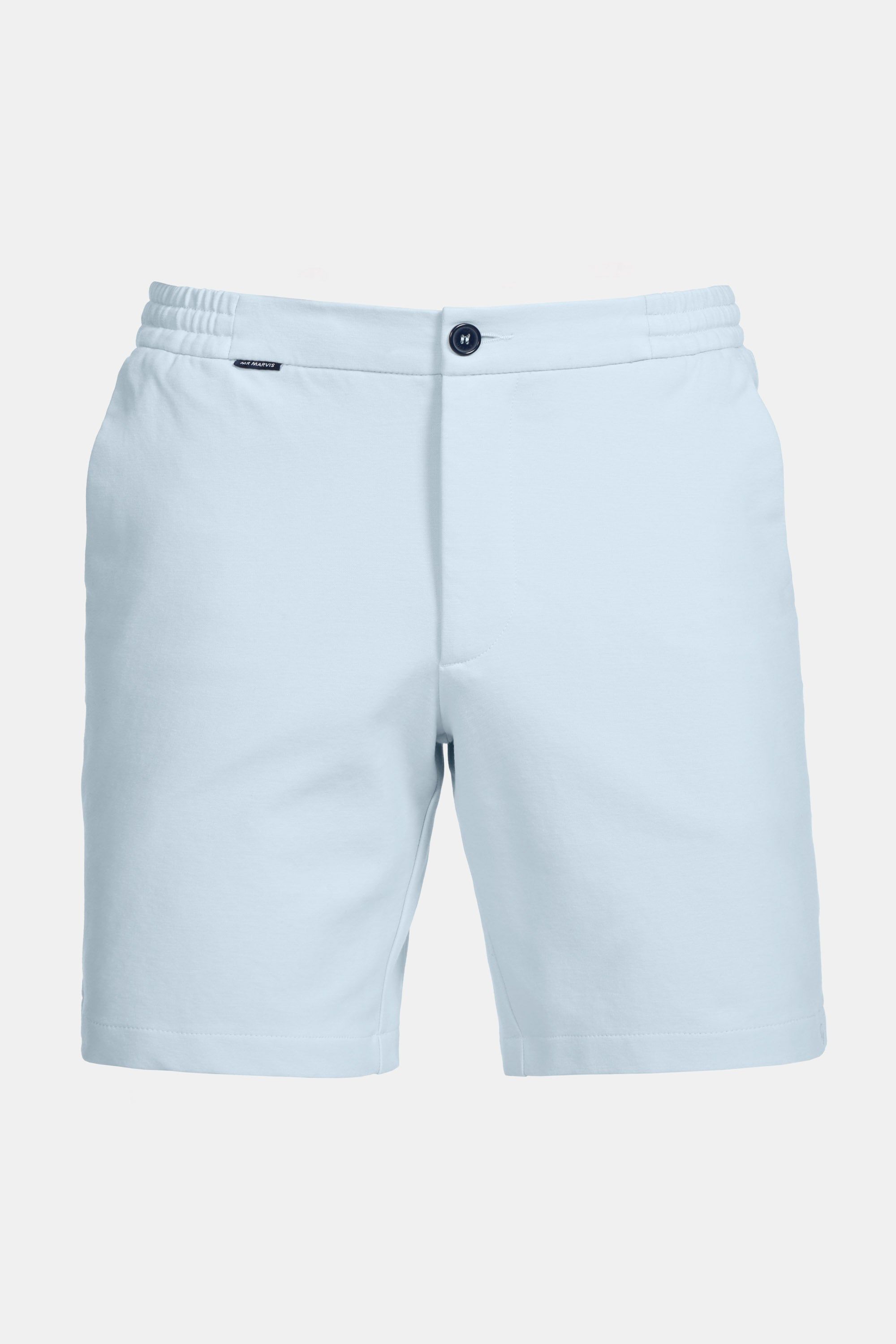 Soft sweatshorts for men in light blue