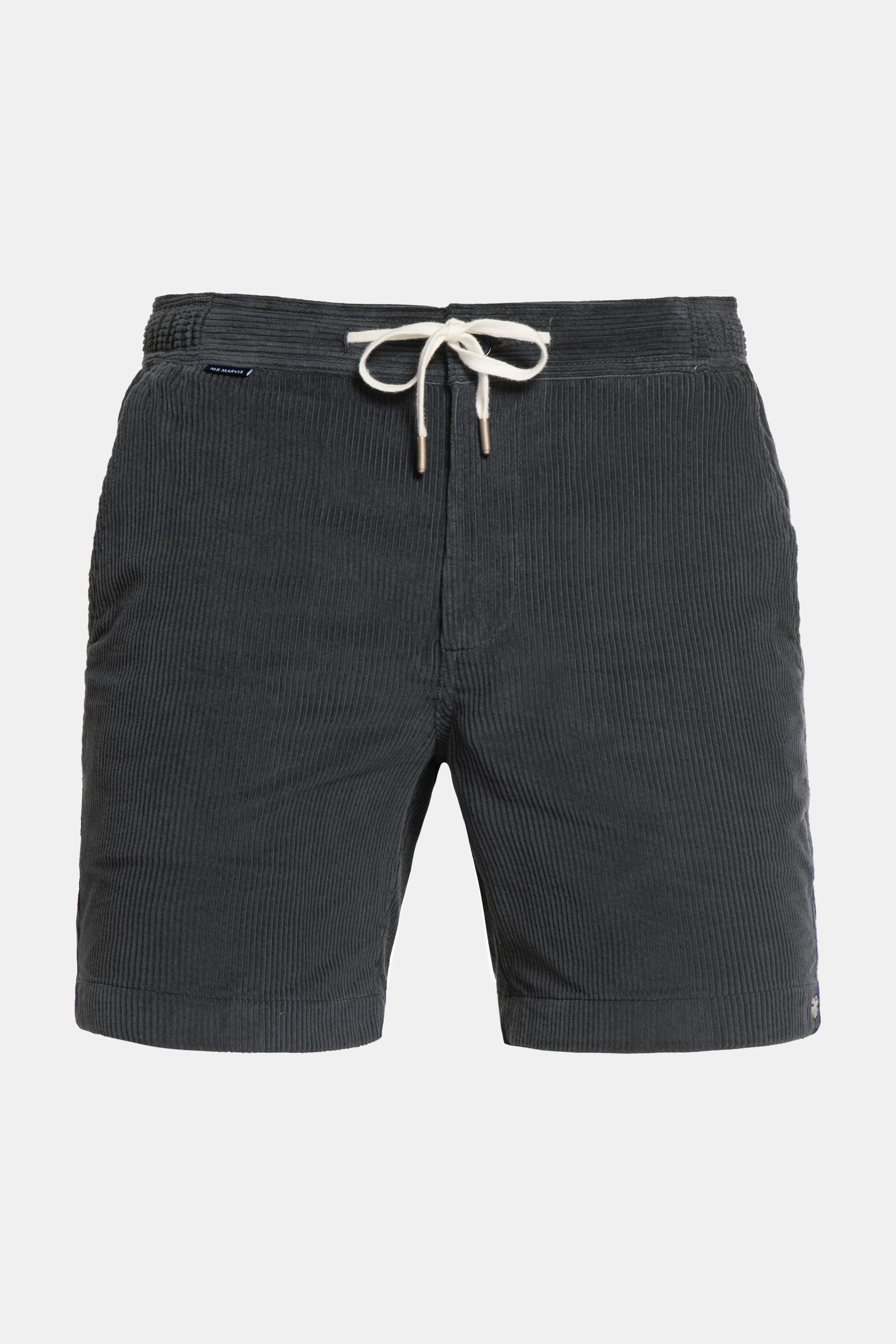 Mens Corduroy shorts in dark grey