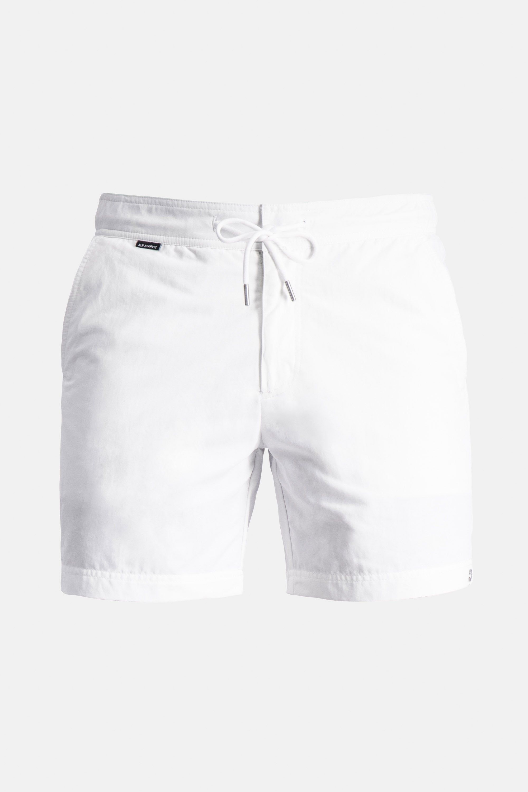 Mens quick-drying swim shorts in white
