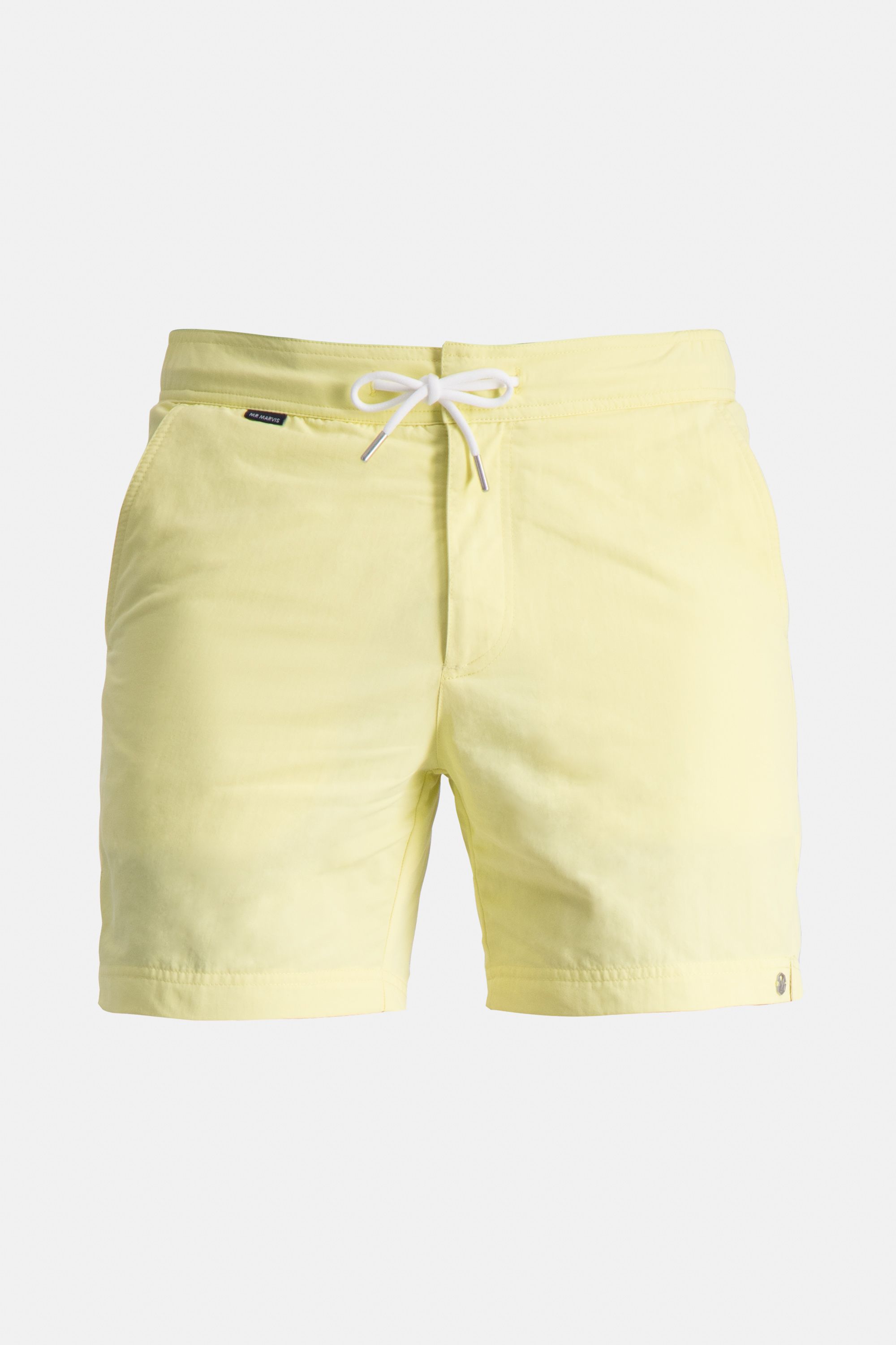 Costume da bagno uomo ad asciugatura rapida in giallo tenue