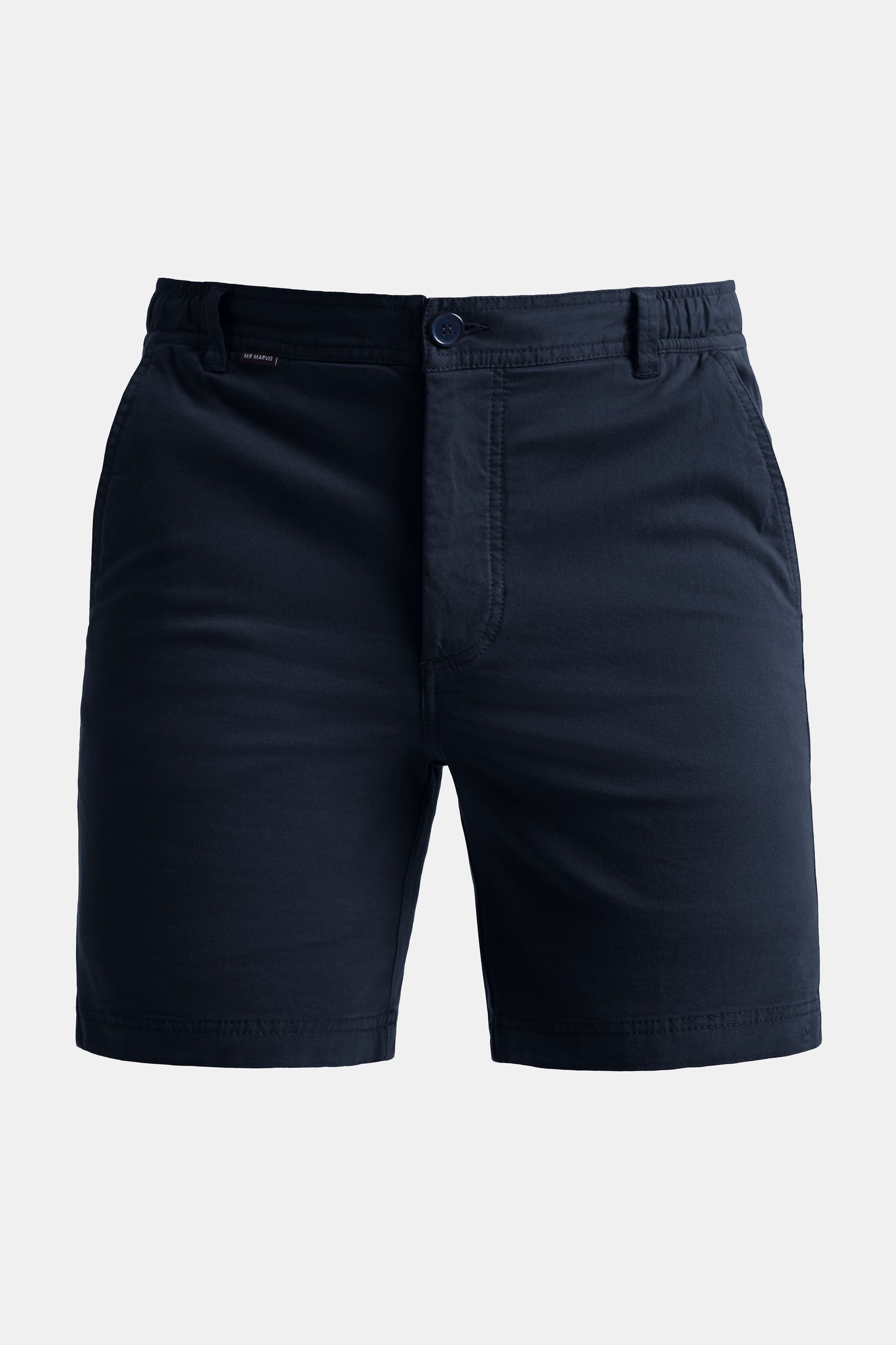 Herren Stretch-Chino-Shorts in Schwarzblau