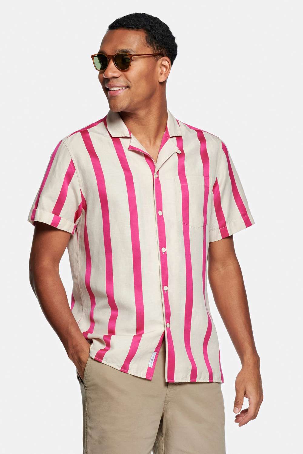 Rosa Stripes - La Camisa de Verano